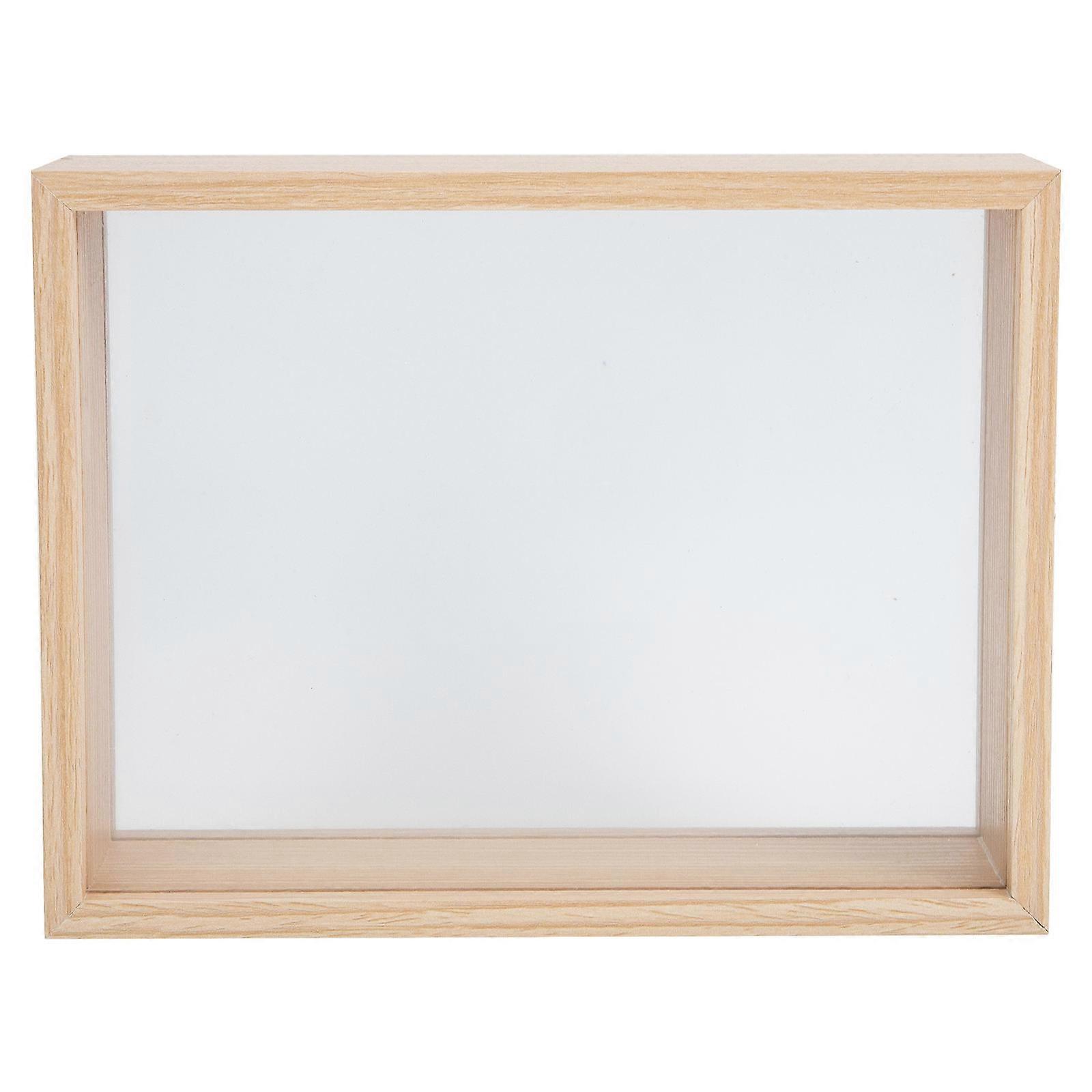 Pressed Flower Box Specimen Display Frame for Decor 3Pcs