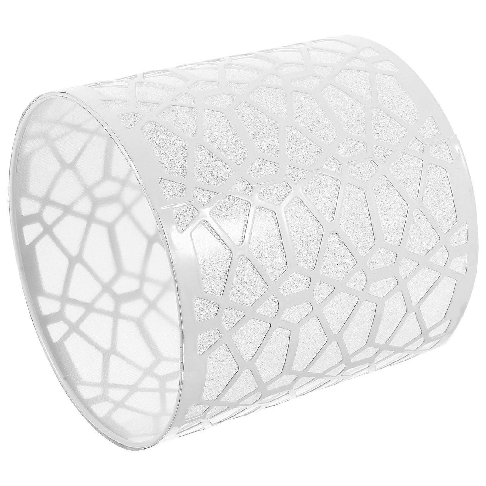 Table Lamp Shade Decorative Replacement Lamp Shade 4Pcs White Iron