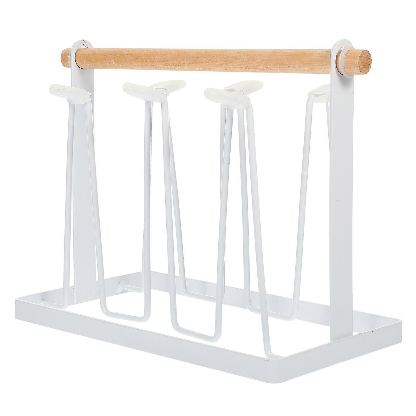 Iron Cup Bracket for Decorative Use 2Pcs Mug Stand Household Kitchen Accessory