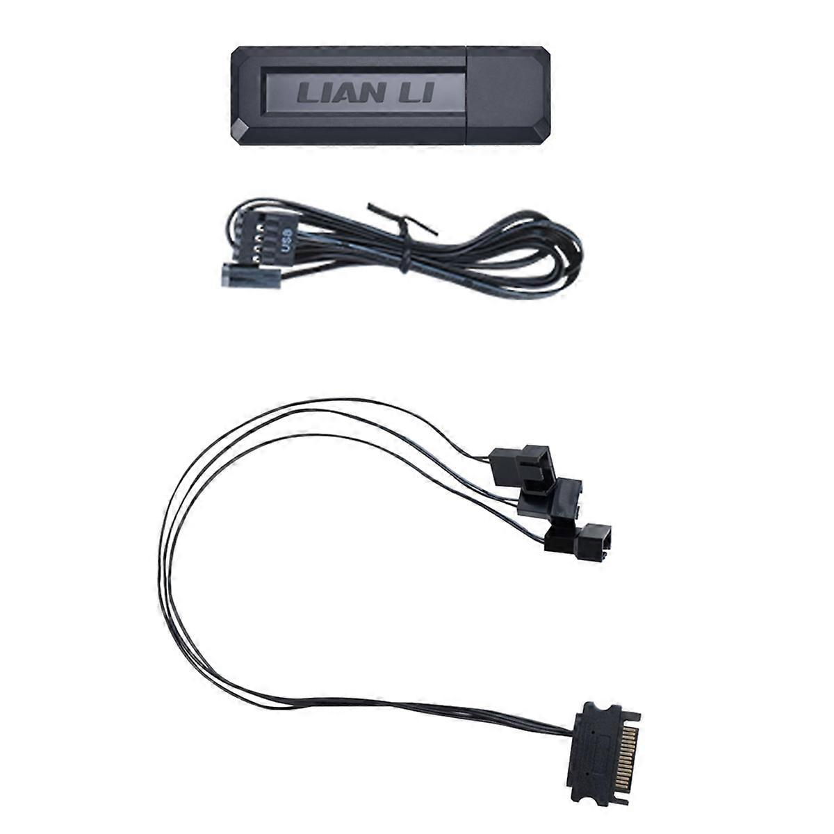 Fan L-Wireless Controller for SL Wireless, TL Wireless & Strimer Wireless with PWM Cable - Black