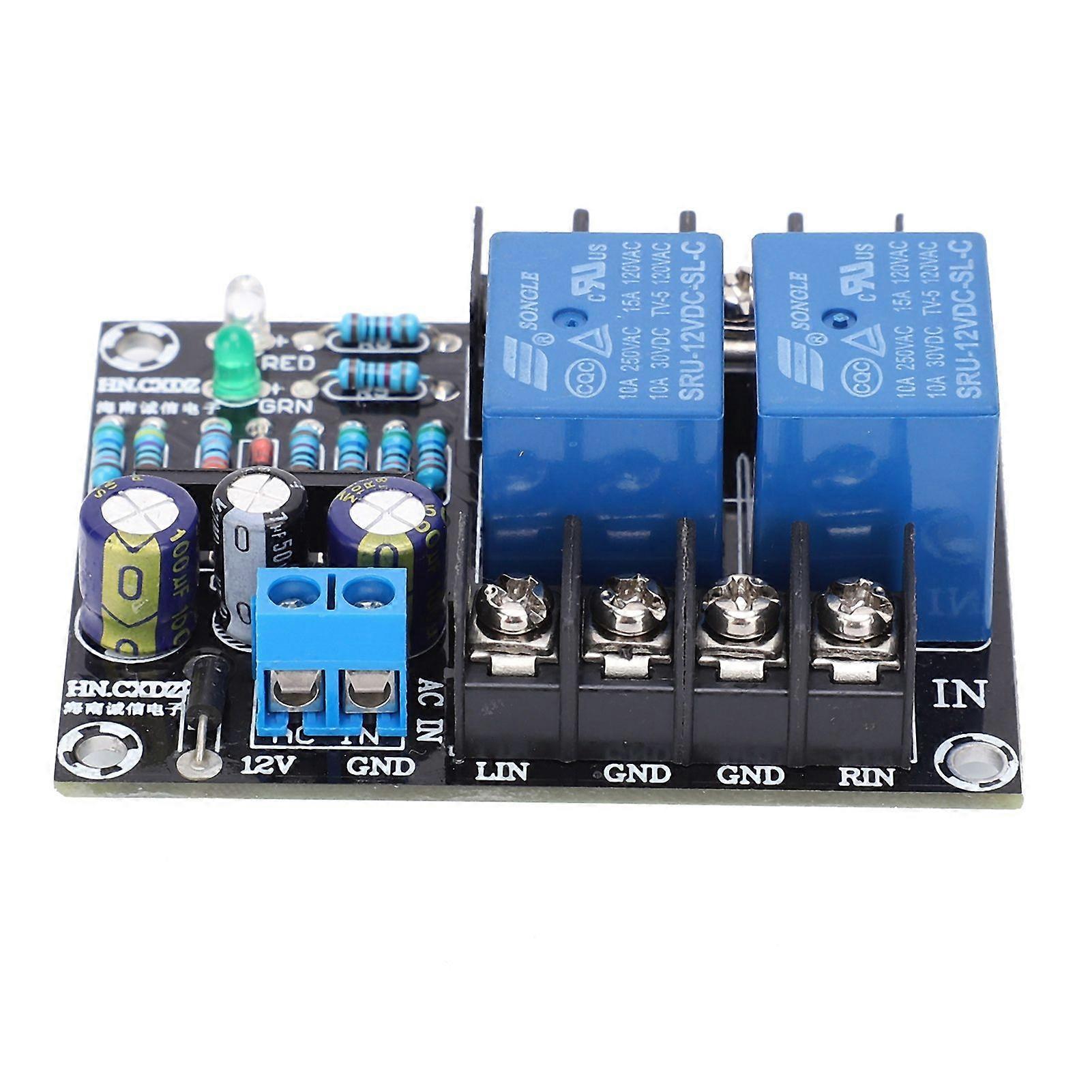 Speaker Protection Board DualChannel Voltage Regulator Delay Module AC 1215V UPC1237