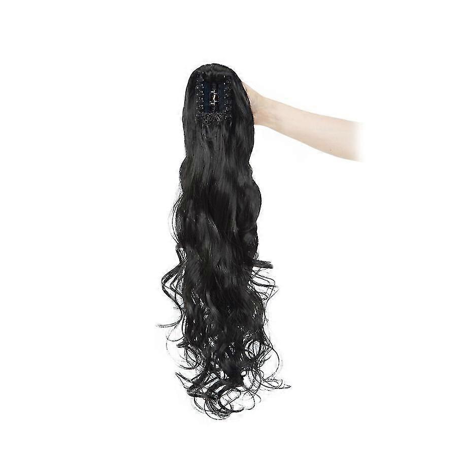 24 "Ponytail Extension Kvinner Curly Claw Clip på hestehale
