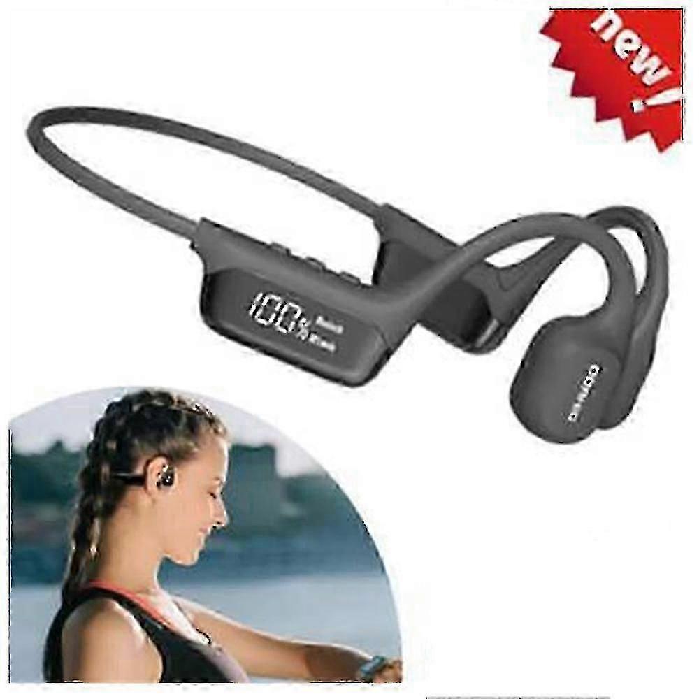 Swim-Proof Bone Conduction Headphones,Bluetooth 5.4Wireless Underwater Headphone