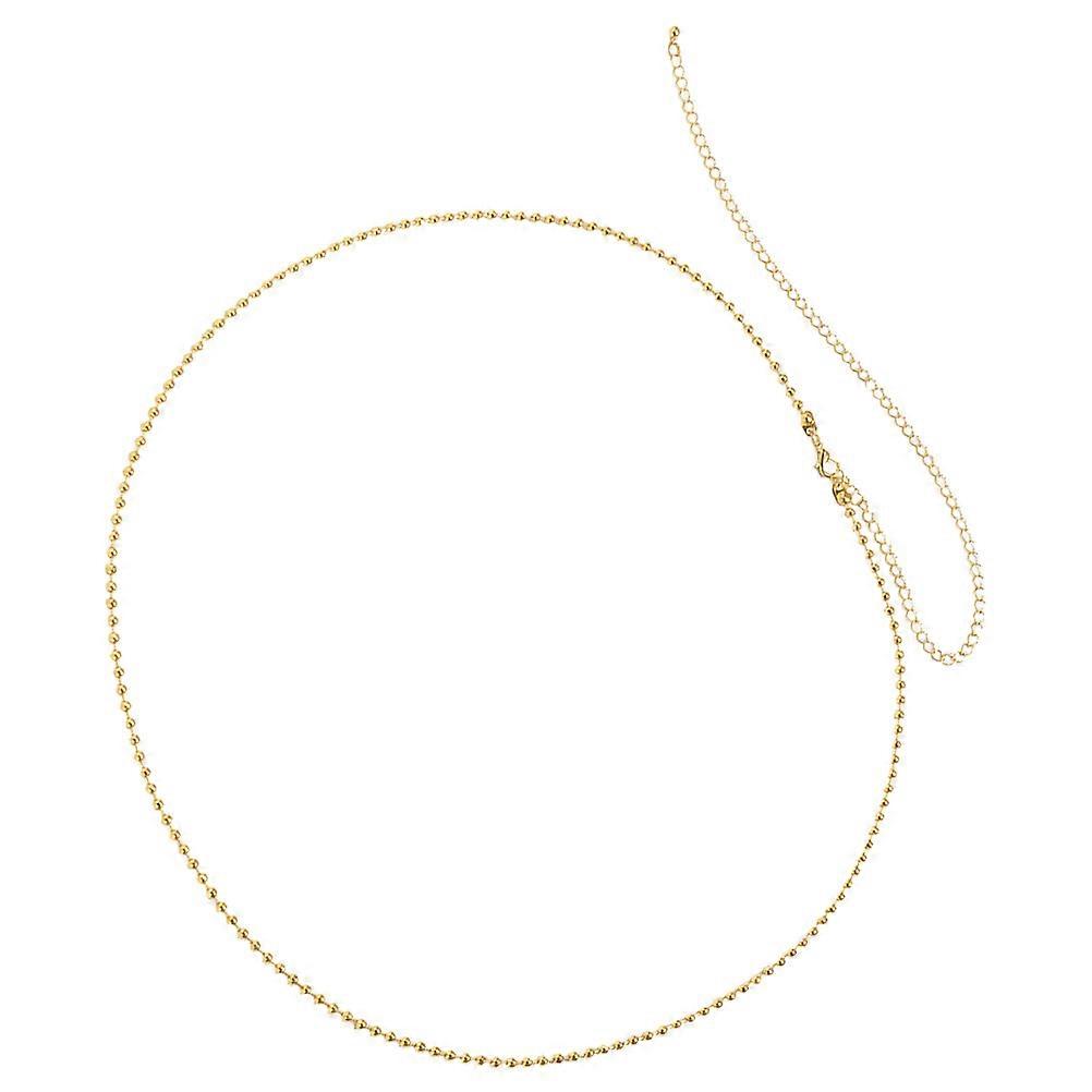 Metal Waist Chain for Decor 1Pcs Simple Geometric Round Bead Waist Chain