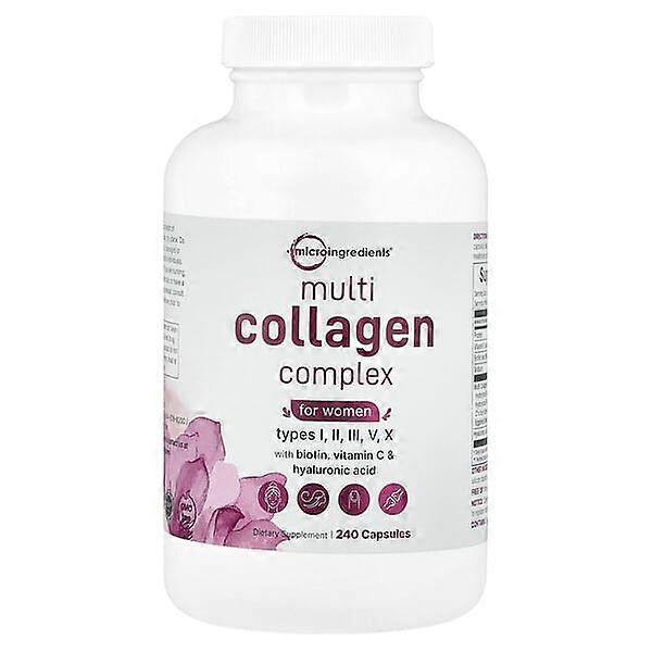 Micro Ingredients, Multi-Collagen Complex, For Women, 240 capsules