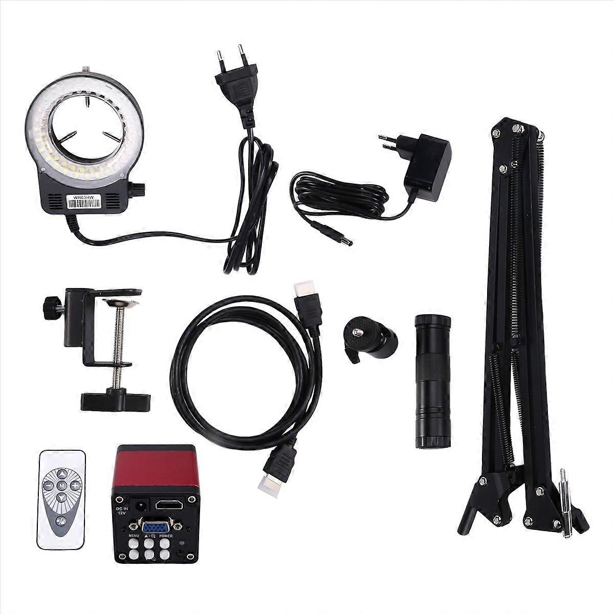  HD Electron Microscope 1080P Video Microscope Folding Stand