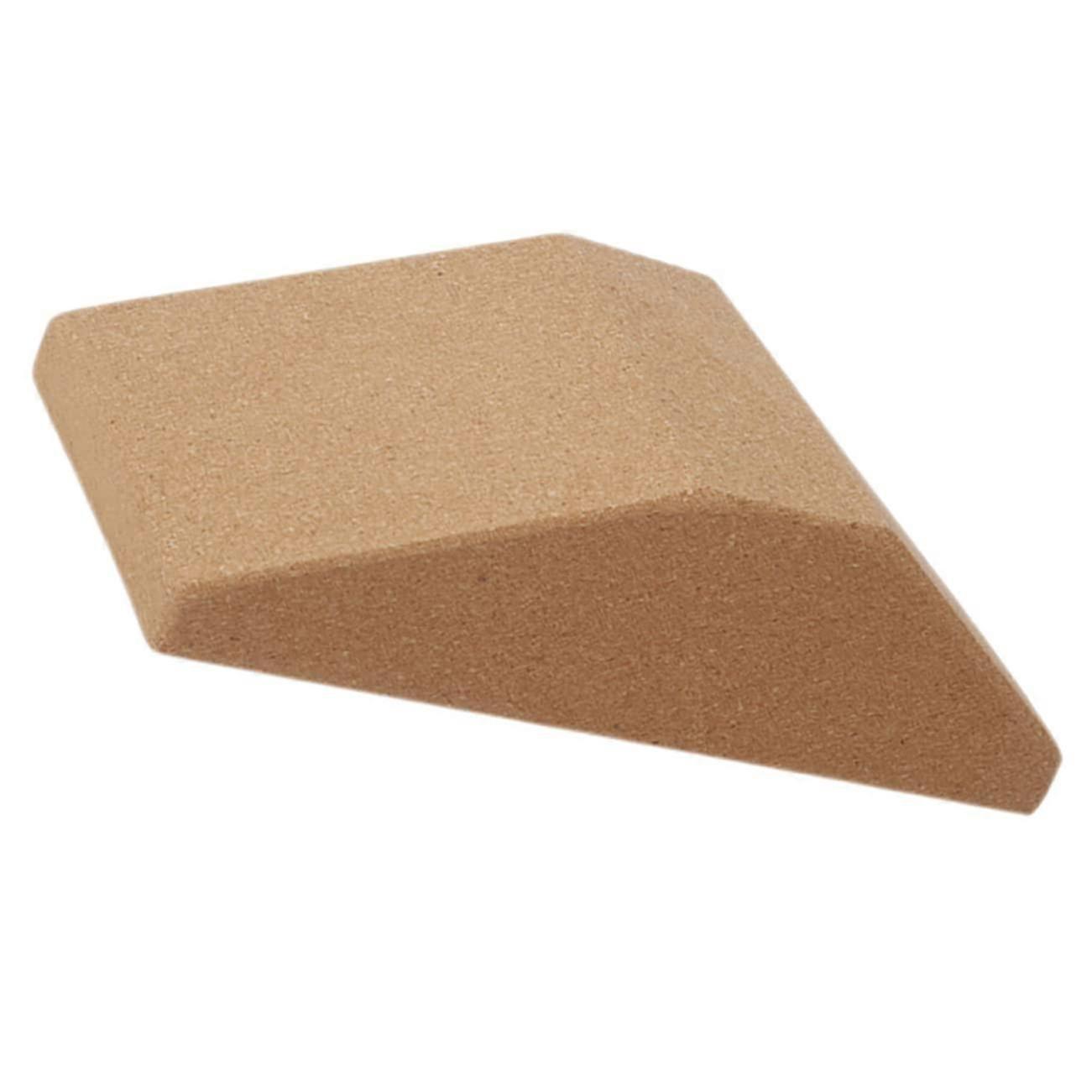 Cork Yoga Calf Stretching Slant Board, Non-Slip Design for Effective Calf Flexibility Training, Durable Material