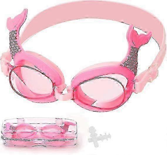 Children's swimming goggles mermaid frame,Pin