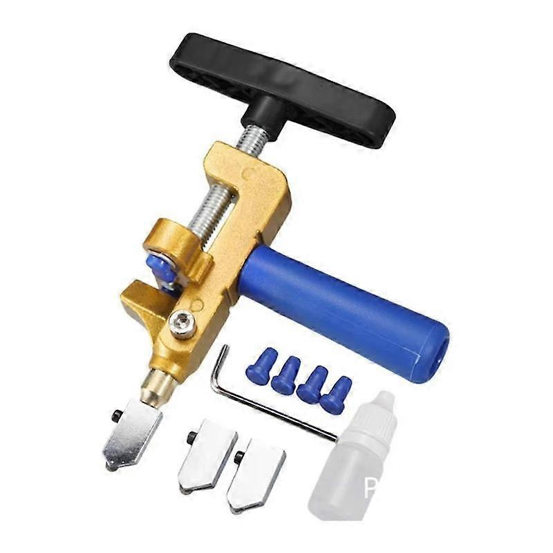 1set Tile Cutter 2 in 1 Glass Tile Cutter Manual Glazed Tiles Mirror Cutting Machine Opener Home Imp