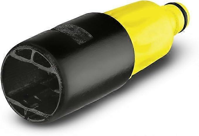 Garden hose brush adapter accessory for high pressure washers