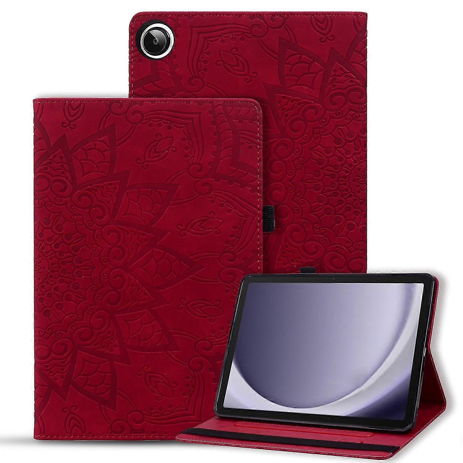 Embossed Leather Case For Samsung Galaxy Tab A9+ 25-26