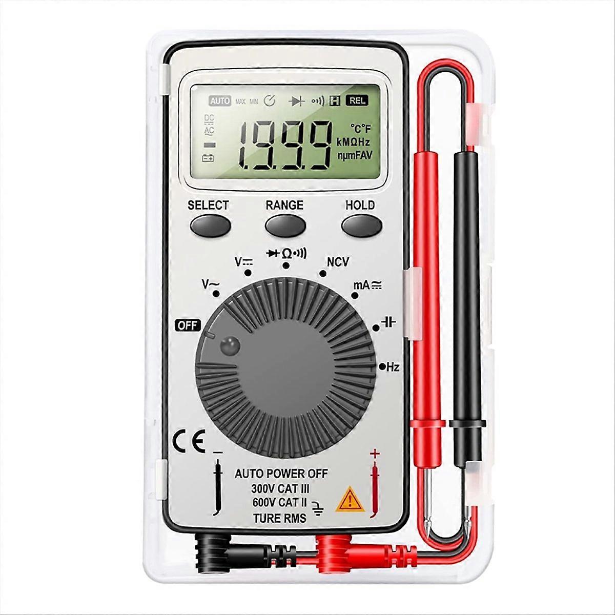 Digital Multimeter Auto-Ranging Voltmeter Tester Meter Voltage Meter