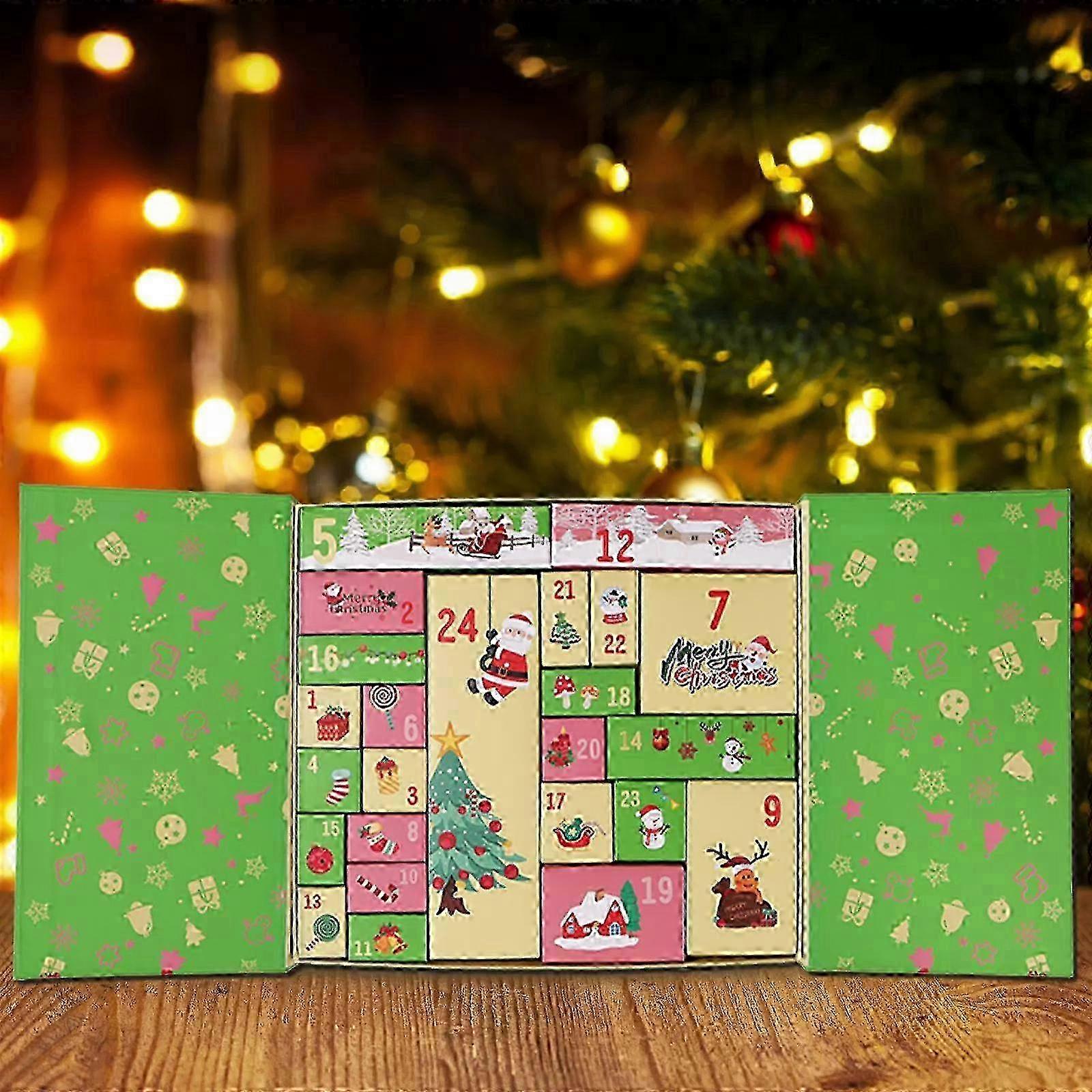 25-26 DIY 24-Grid Advent Calendar Box for Christmas Surprises