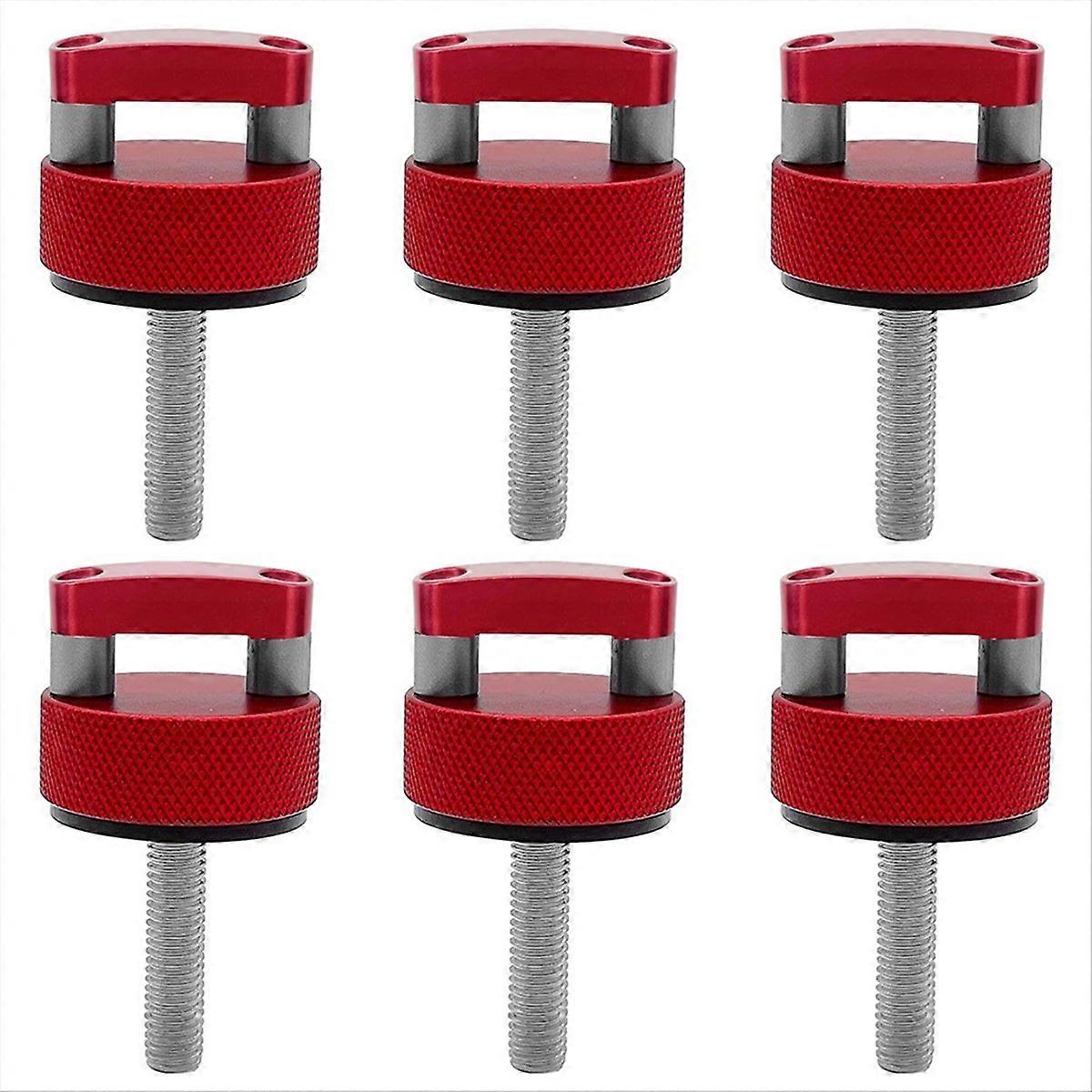 6Pcs Hardtop Bolts Screw Quick Removal Fastener Thumb Screw Nut Kit
