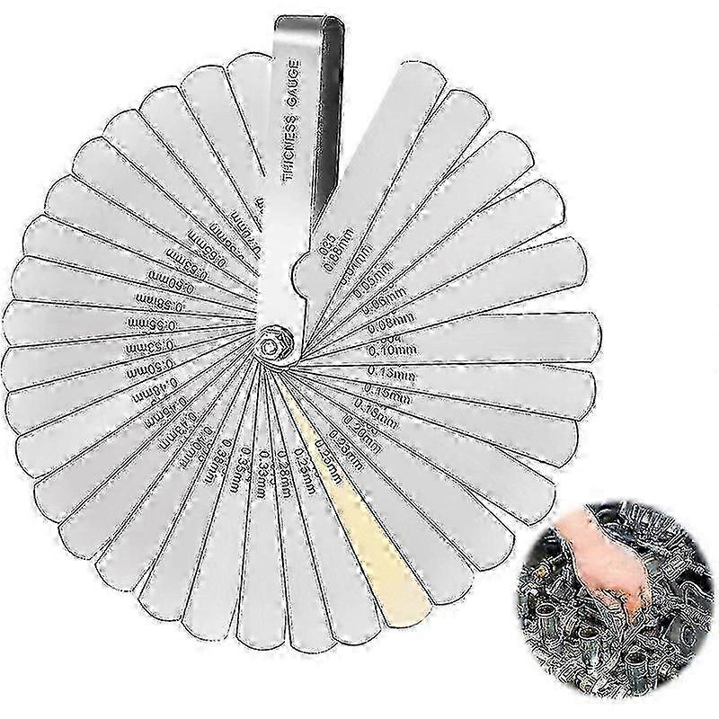 Feeler Gauges Metric Feeler Gauge 32 Blades Feeler Gauge Imperial And Metric Set