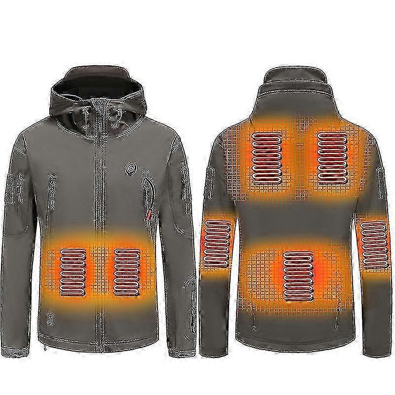 Θερμαινόμενο μπουφάν, αδιάβροχο χειμωνιάτικο υπαίθριο θερμαινόμενο μπουφάν Θερμαντικό μπουφάν Παλτό f26