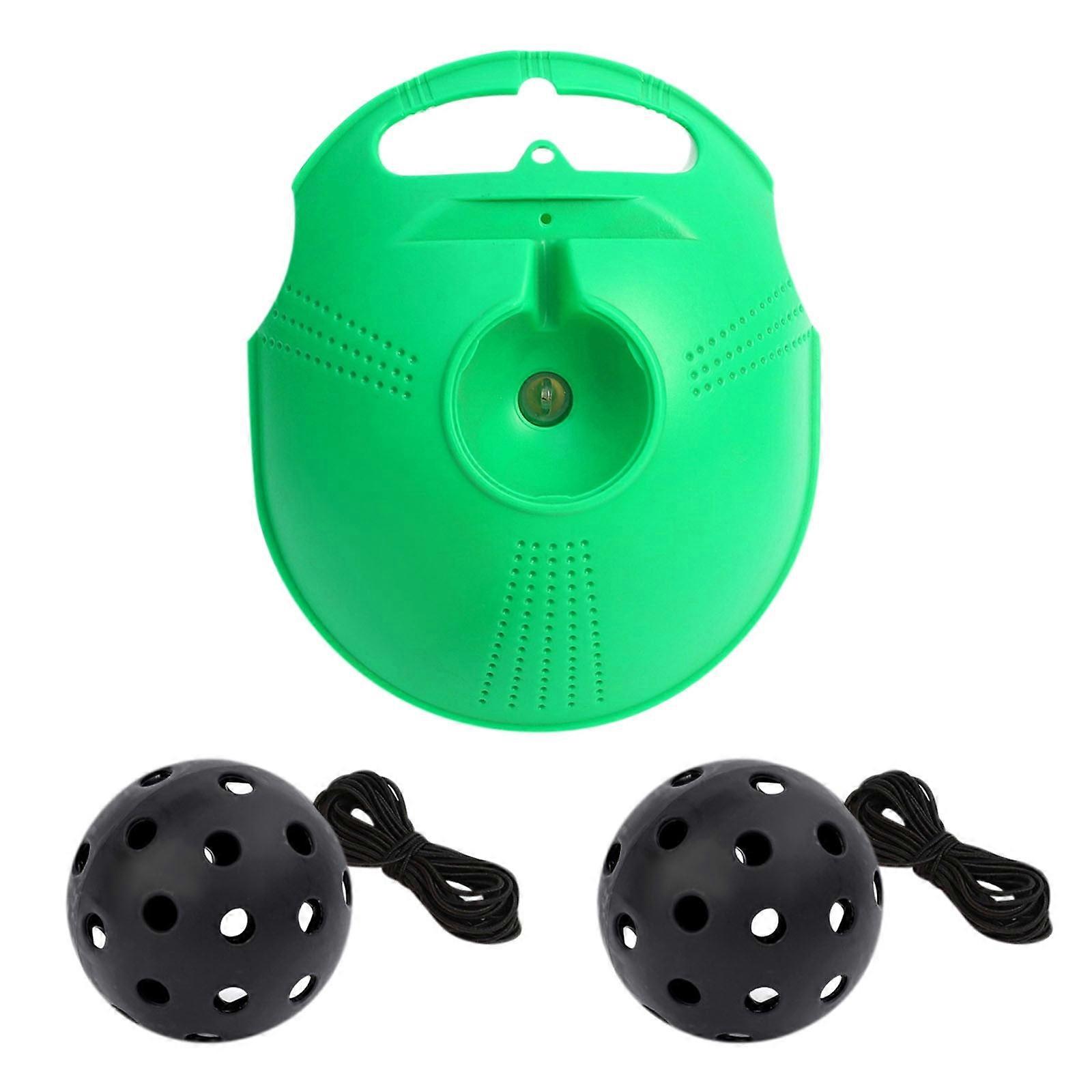 Fnyoxu Pickball Trainer Training Base High Elastic Plastic Hole Ball Beginner Practice