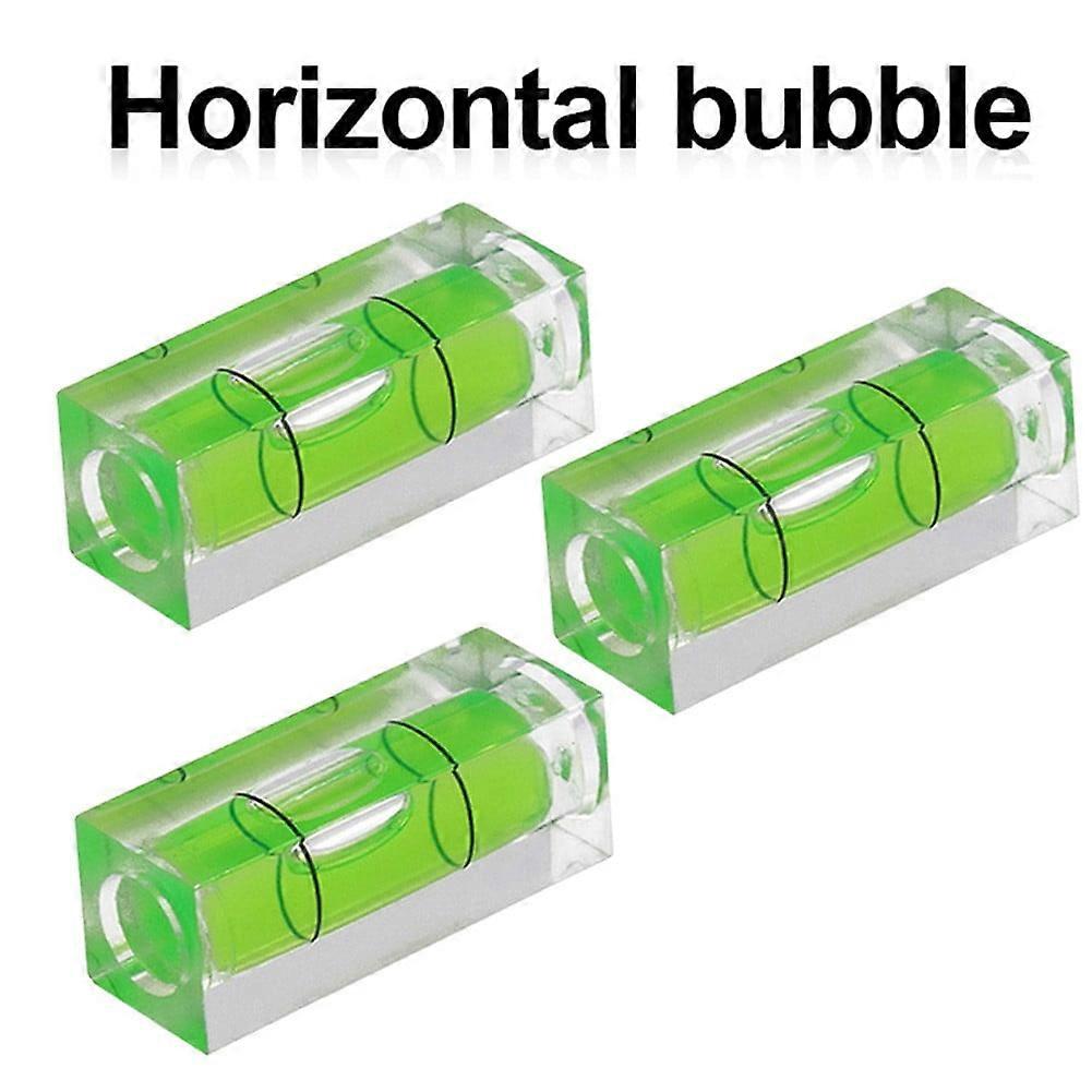 3Pcs Square Mini Spirit Level Bubble Small Leveller For Leveling Tubular 40mm