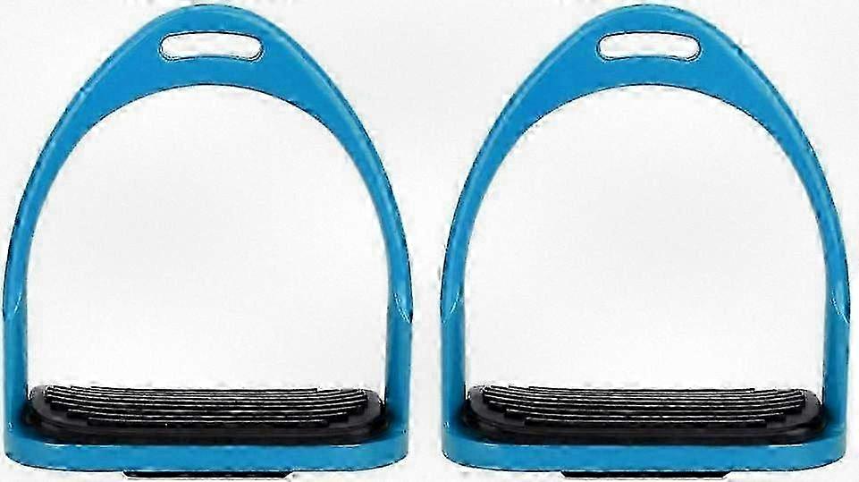 Lightweight Aluminum Horse Riding Stirrup, Anti-Rust Equestrian Stirrup in Blue