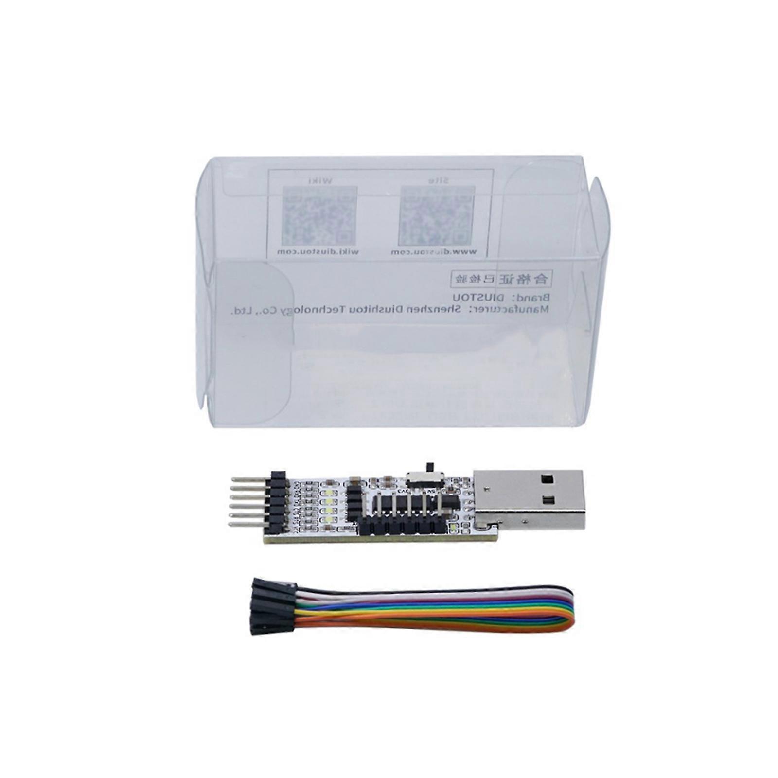 Universal USB To TTLs Serial Interfaces Module Plugs And Play With CH340G Chip For Communication And Protections Multicolor
