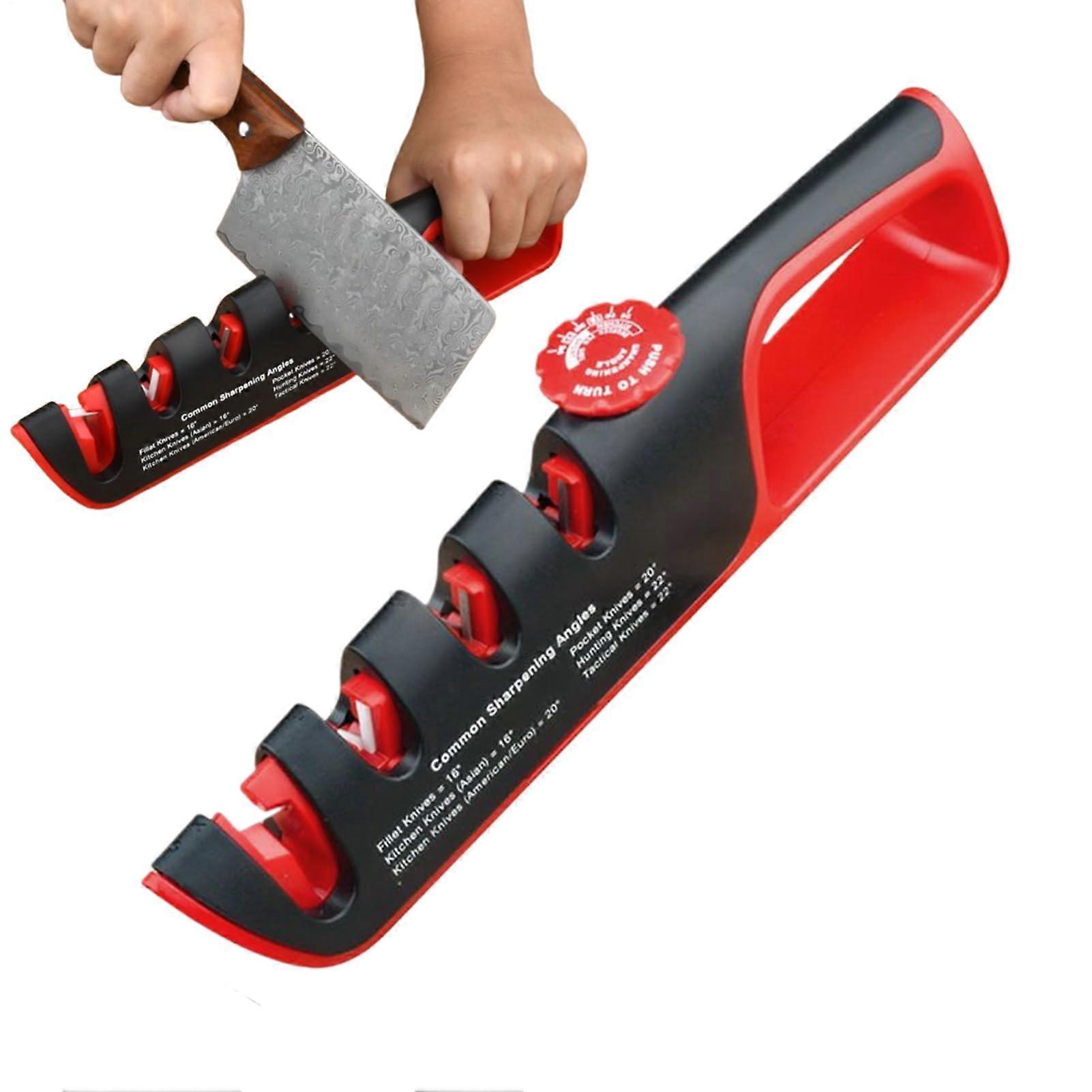 Adjustable Cutter Sharpening Tool with 6 Modes for Scissors, Knives, Chef and Home