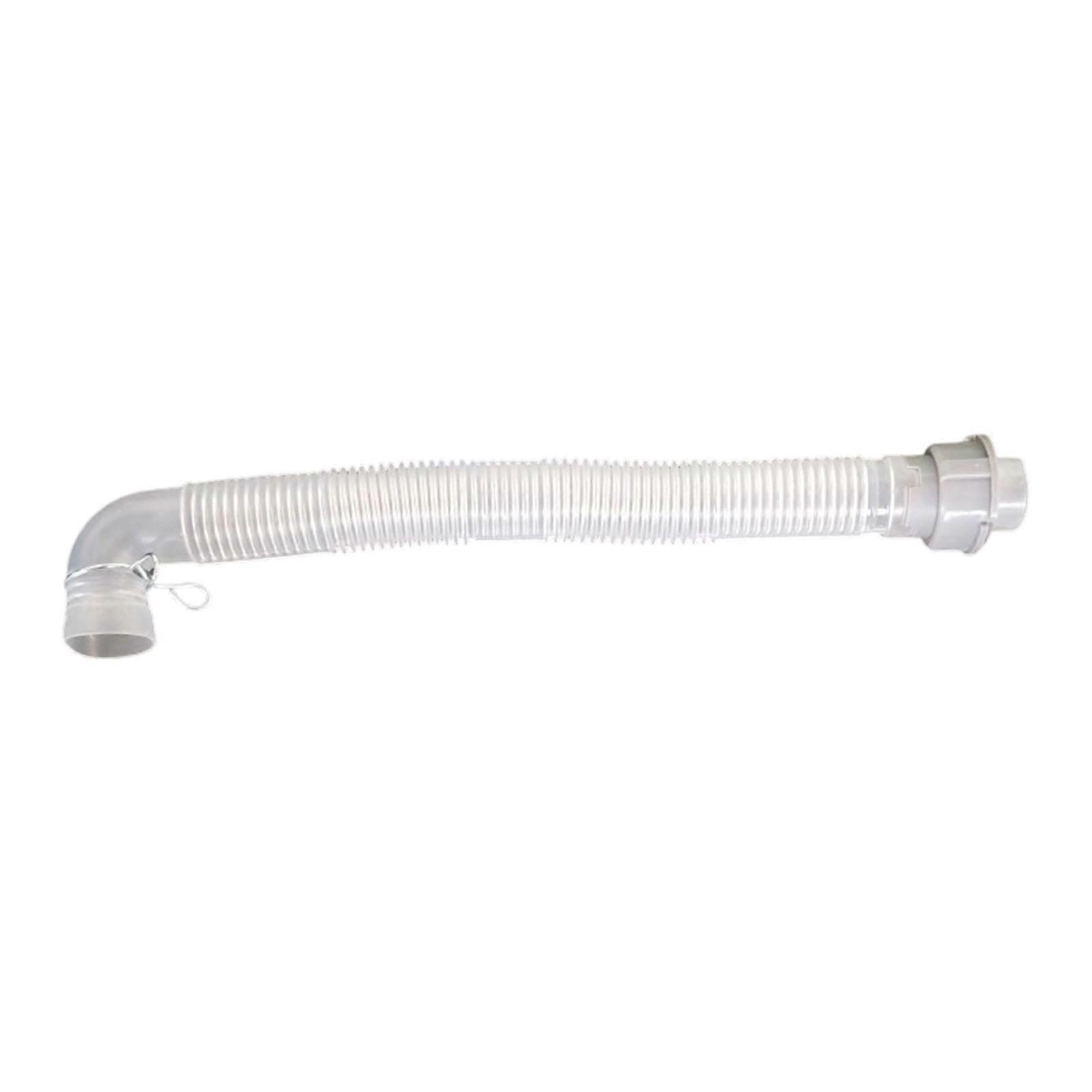 Universal Washing Machine Drain Hose Flexible Length Heavy Duty Plastic Texture for Most Brands Easy Installation Multicolor