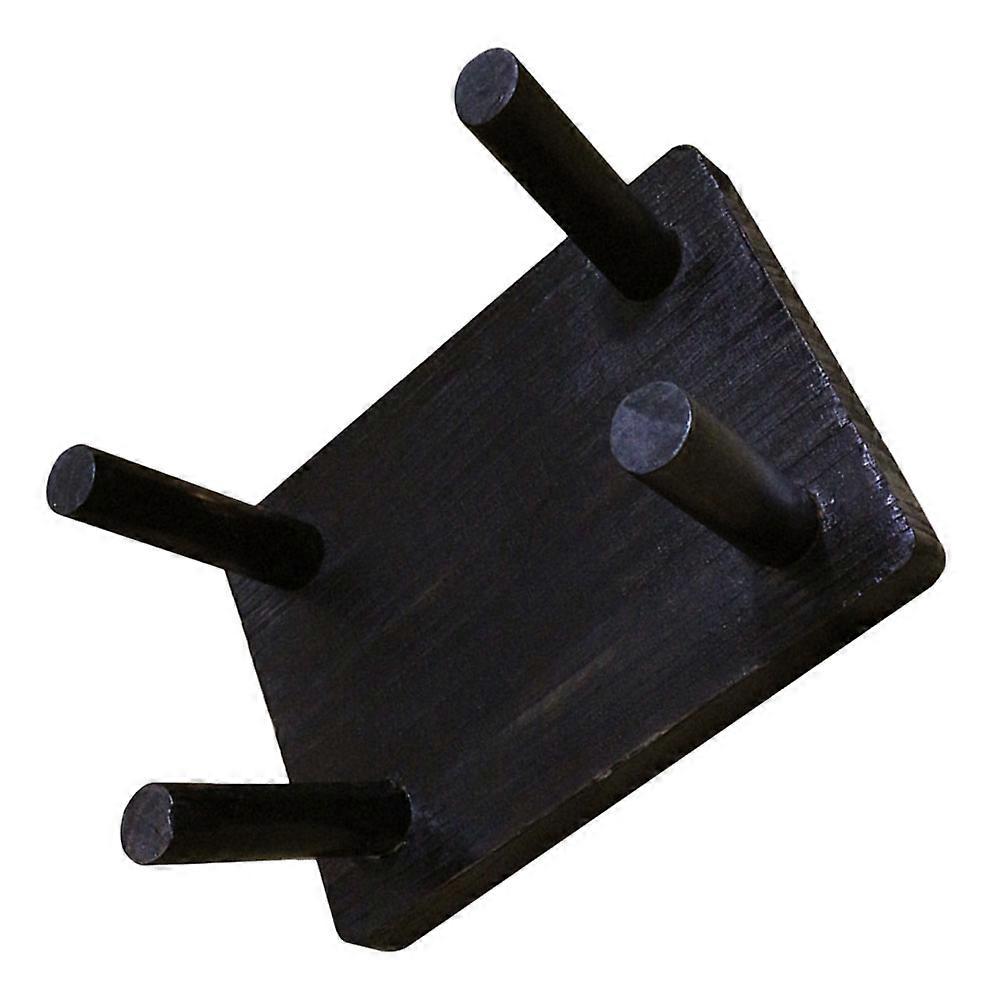 Black Rectangular Wood Stool for Home Low Coffee Table 1 Piece