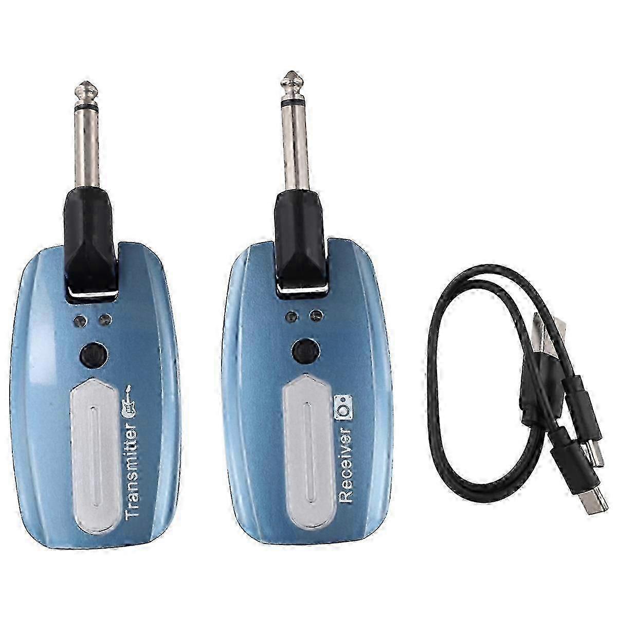 Langaton kitarajärjestelmä USB-ladattava langaton kitaralähetin-vastaanotin sähkökitaran ja basson langaton järjestelmä, B