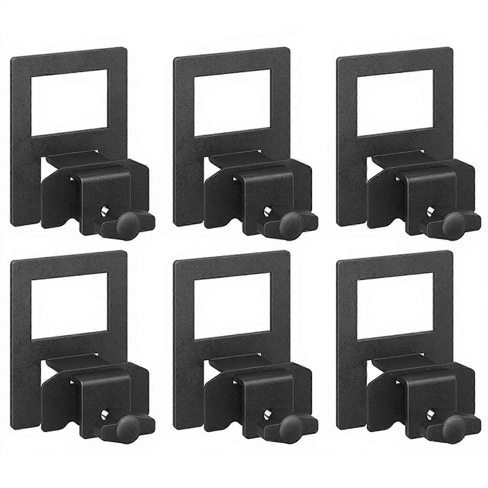 6Pcs Mattress Slide Stopper Holders Nonslip Bed Frame Grippers For Home Hotel Bedding Stability And Rust Resistance Multicolor