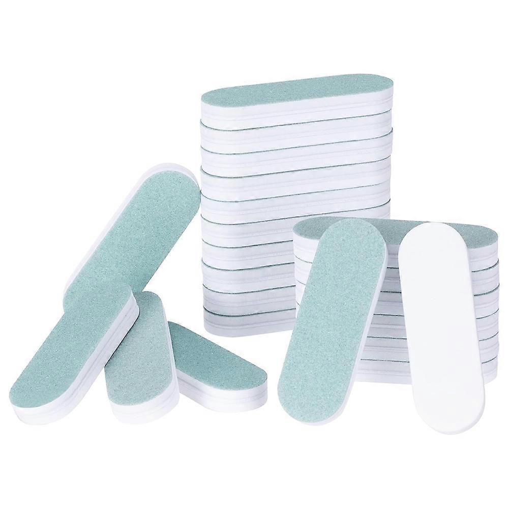 30PCS 2.3x 0.77Inch Rectangle Plastic Silver Polishing Stick Double-Sided Cleaning Buffing Bars for Gold Silver