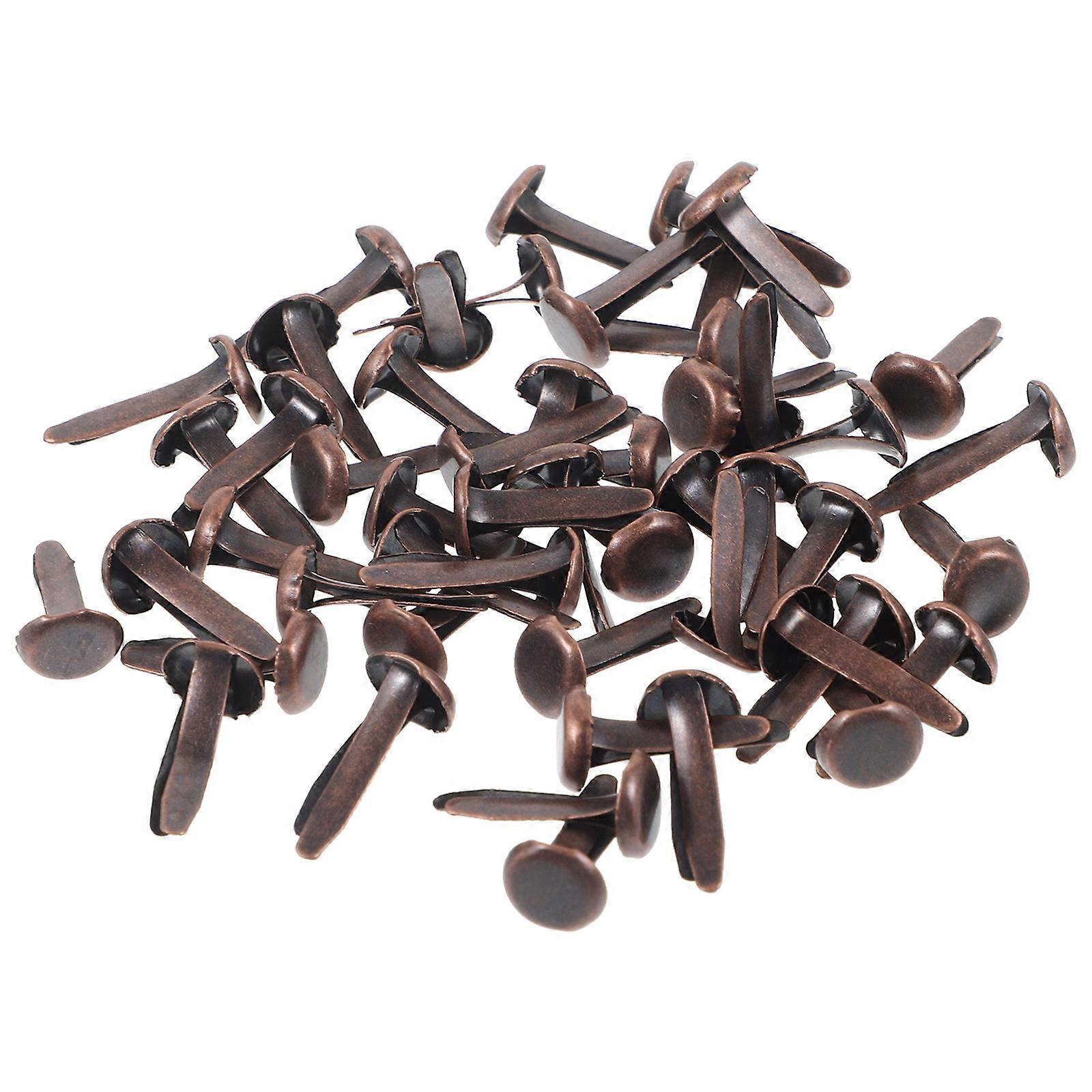 50 יחידות מיני Scrapbook Brads DIY ציפורניים מתכת Brads מיני Brads מתכת Brads עבור מלאכת יד