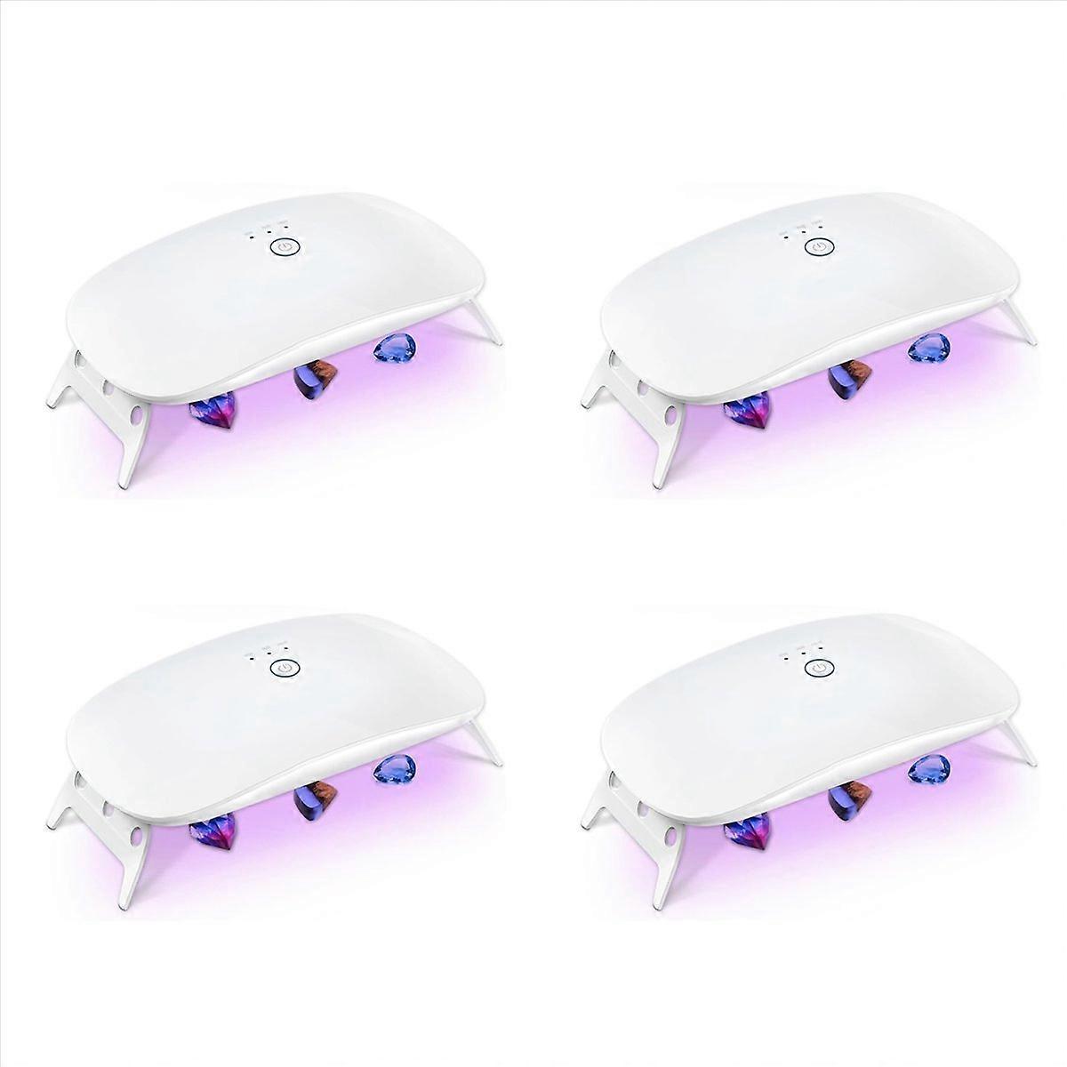 4X UV Light for Resin, Foldable UV Resin Ligh, Portable & Fast Curing Higher Power UV Lamp,Supplies