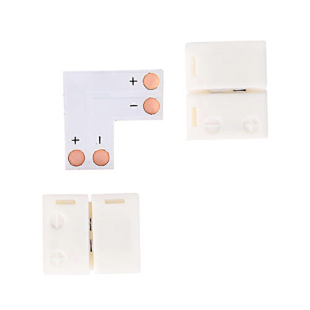 Led Lights Strips 5 Pcs Adapter for 3528 Solderless Connector White