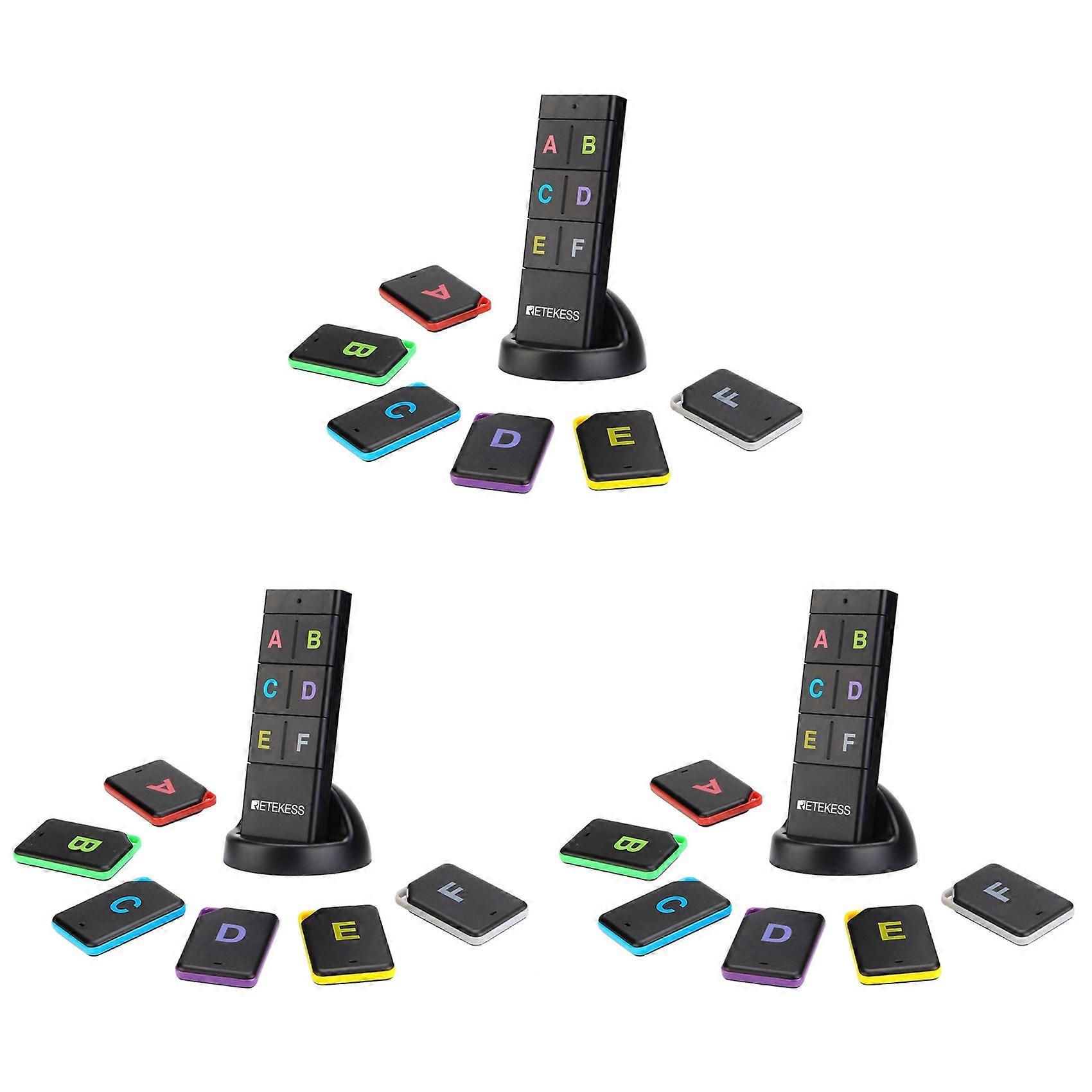 Retekess Wireless Key Finder RF Key Locator Pet Wallet Tracker Remote Control 3 RF Transmitter 18 Receiver for Camping