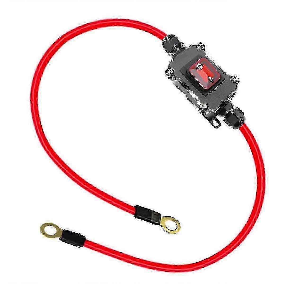 m DC12V Inline Wire Switch DC12-24V DPST Dual Side Wiring Switch 25A IP67 with on/Off Quick Connect/Di Edition0722a