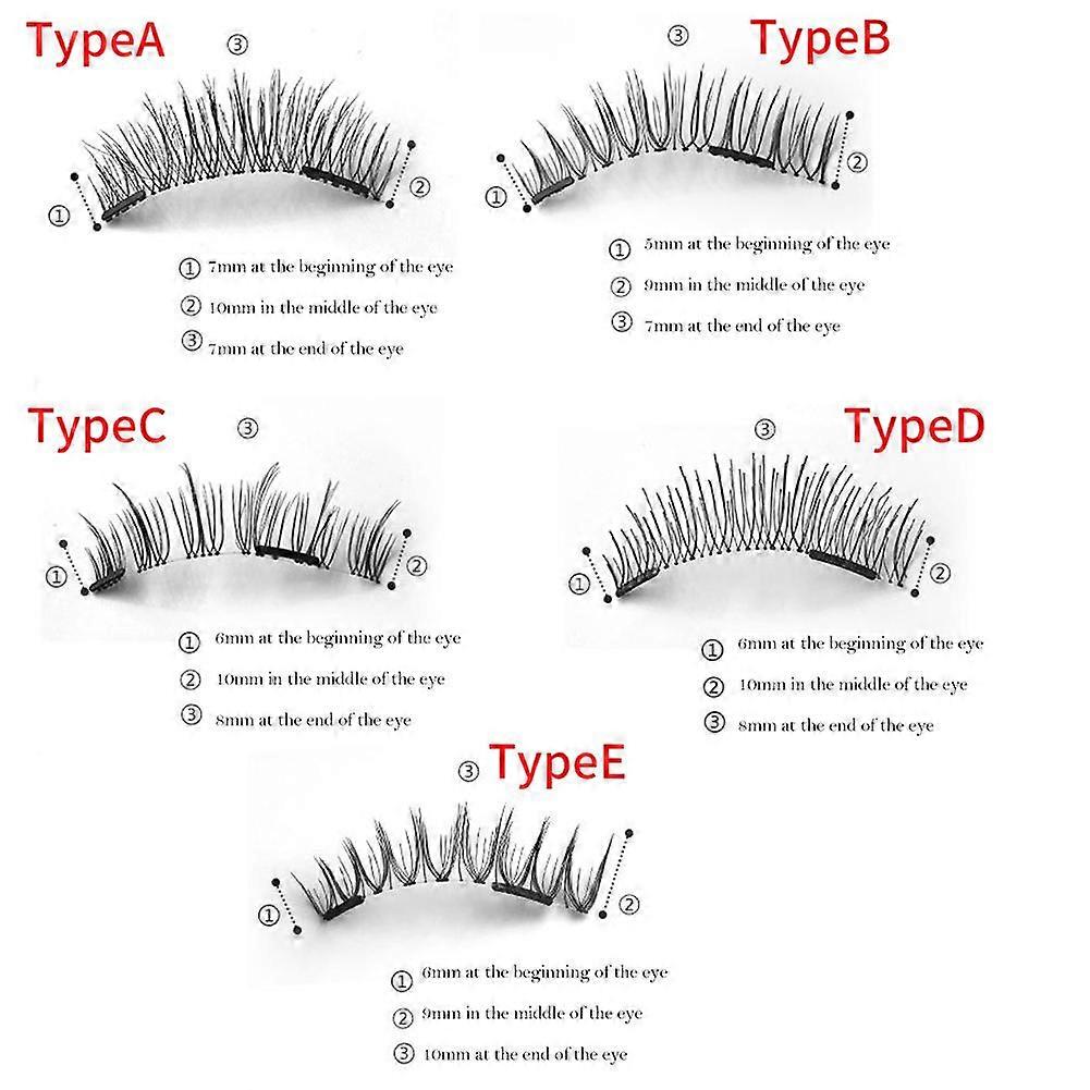 Magnetic False Eyelashes No Glue Easy to Wear Reusable Comfortable Multipack Styles for Instant Dramatic Eye Look