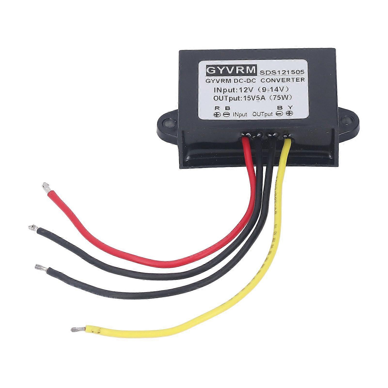 DC to DC Boost Module IP67 Waterproof Step Up Converter Module 914V Input 15V Output