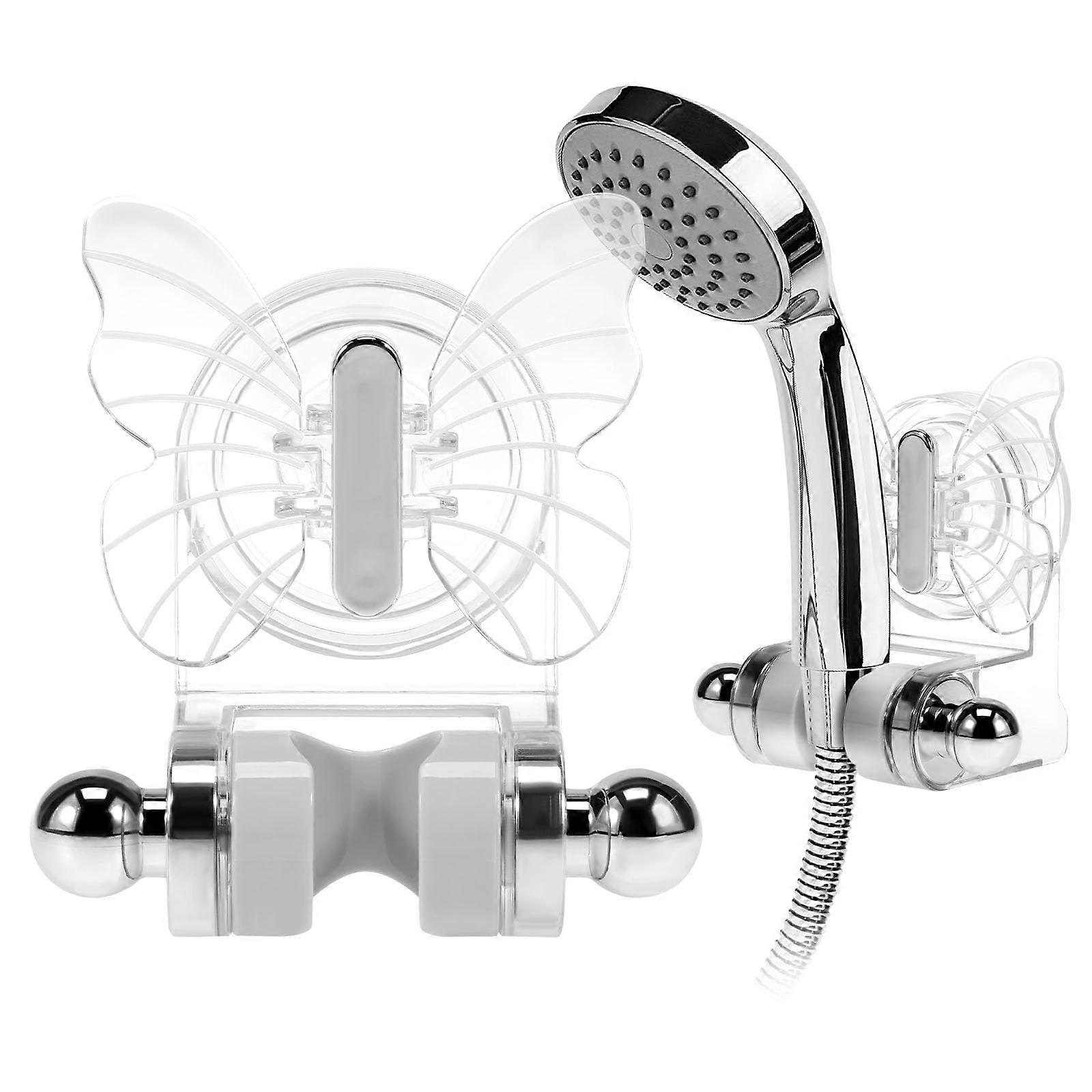 2 Pack Suction Shower Head Holder No Drill Adjustable Wall Mount Bracket for RV Camper