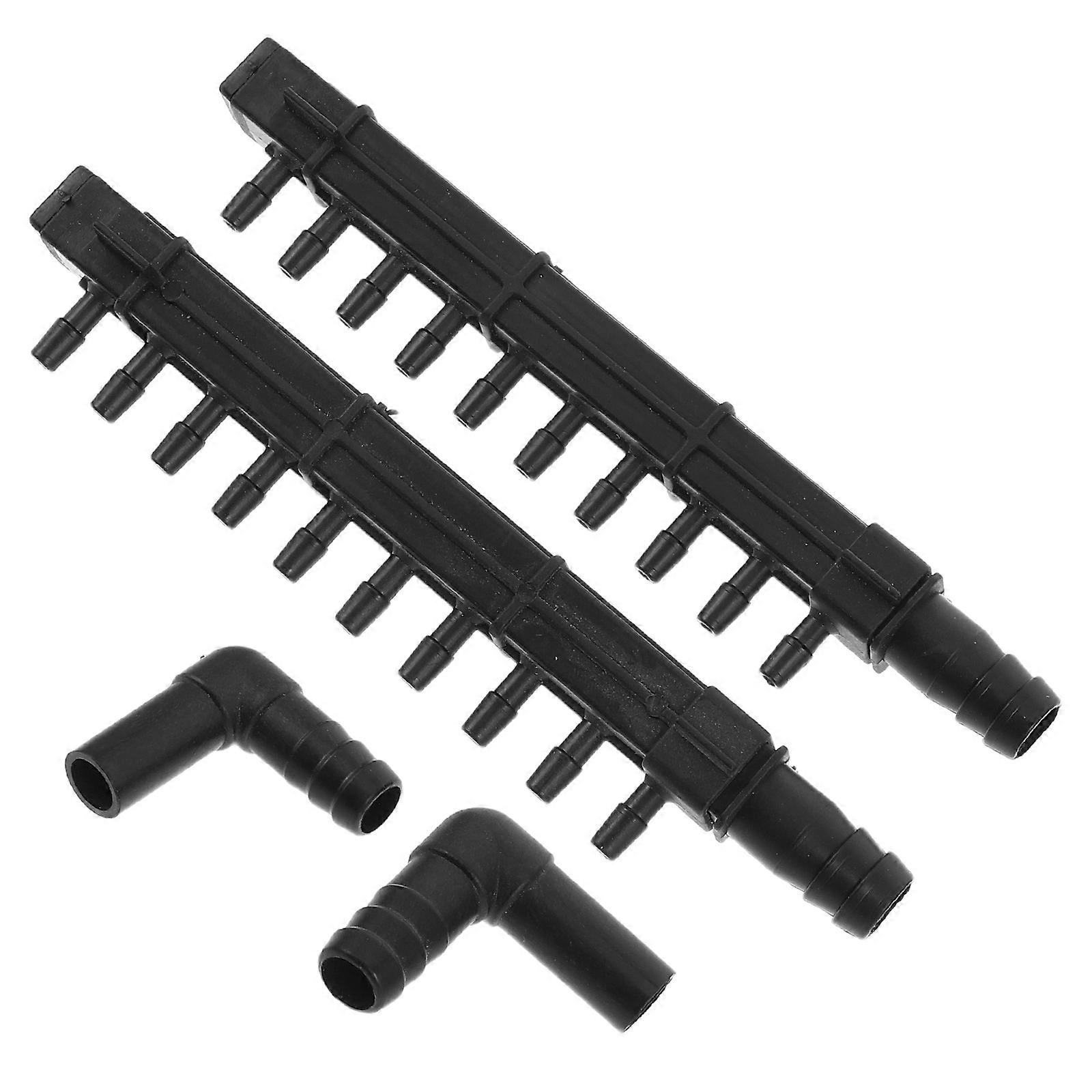 Water Spray Misting Nozzle Rectangular Shape Creative Desktop Water Feature for Homeowners and Office Workers 2Sets