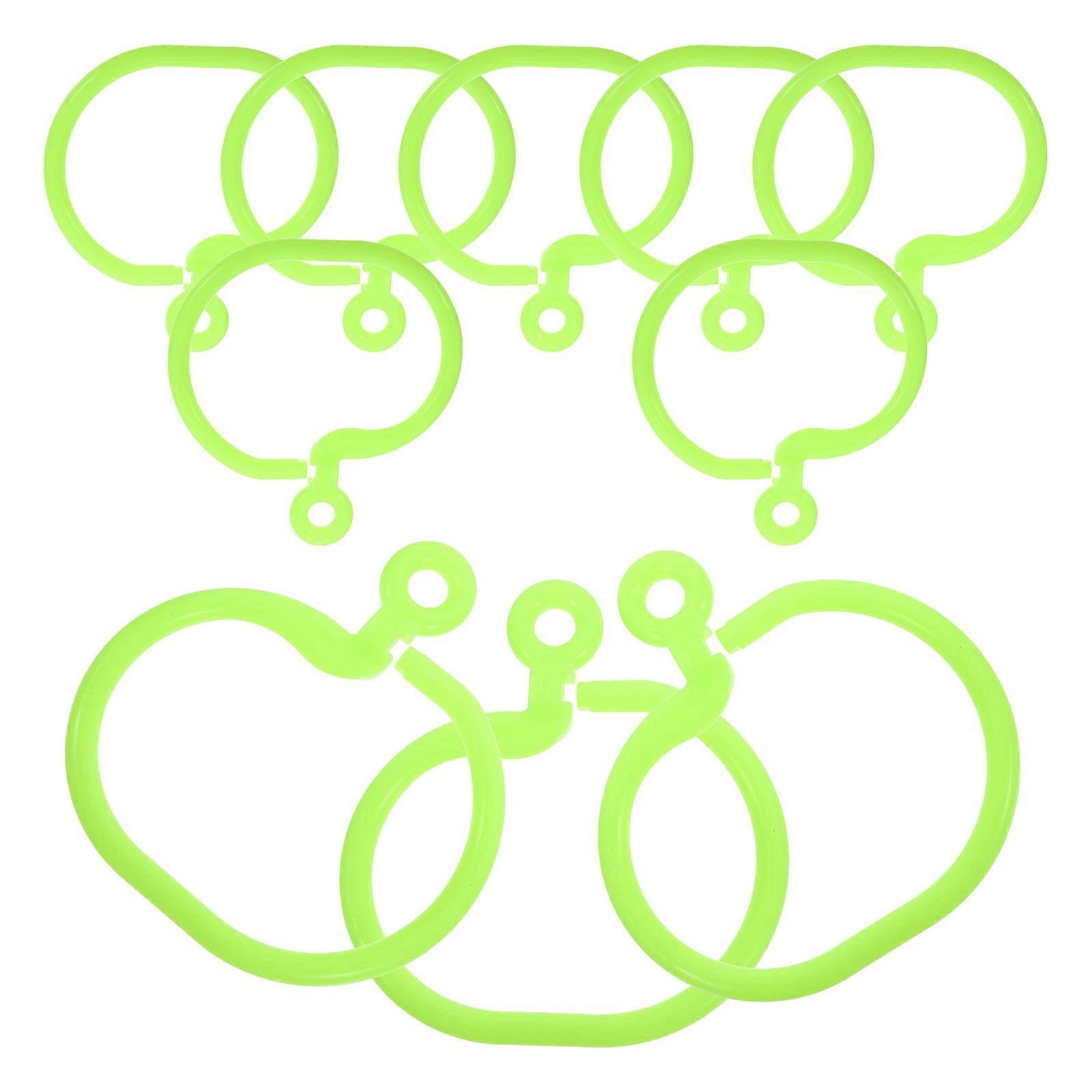 Plastic Cattle Nose Ring for Traction Cow Nose Ring 10Pcs Kit