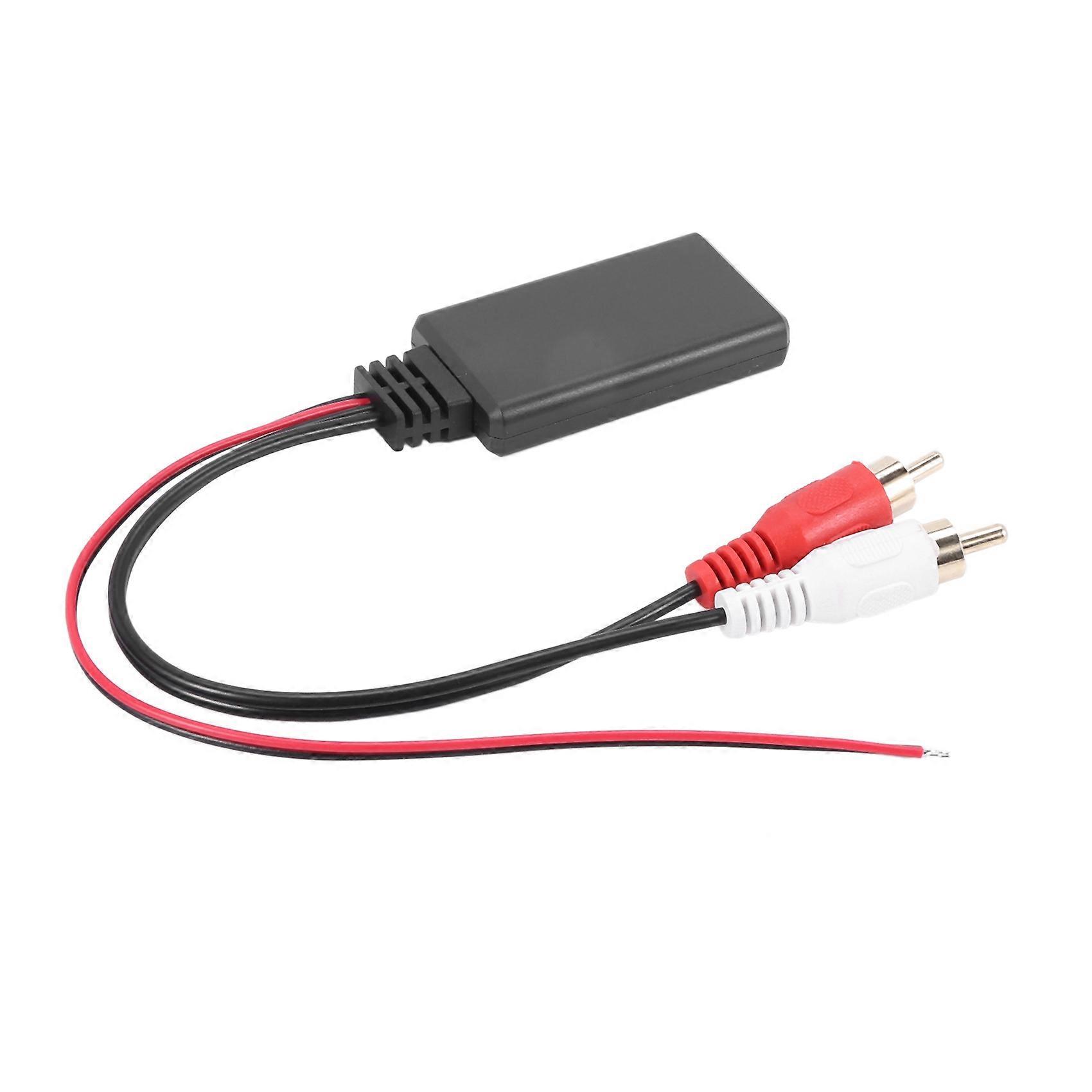 5X Car Universal Wireless Bluetooth Module Music Adapter Rca Aux Audio Cable