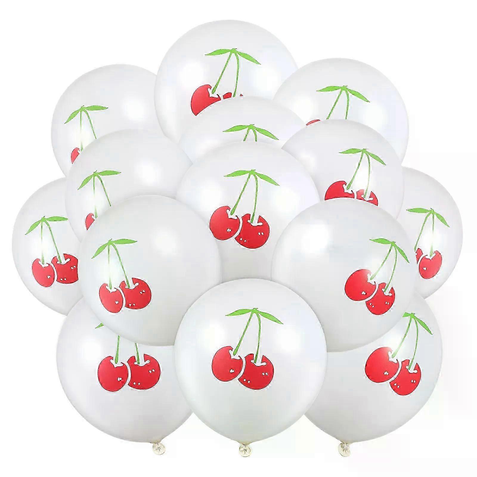 Summer Garland Red Balloon Cherry Latex Lemon Floatable Party Child Bride