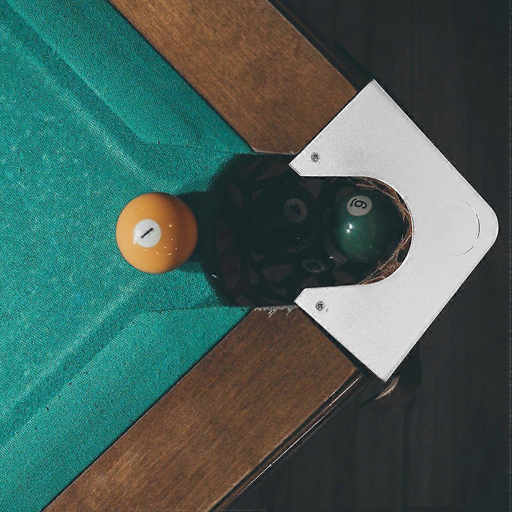 4pcs Table de billard Plaque d’angle Table de billard Table de billard Coin de billard