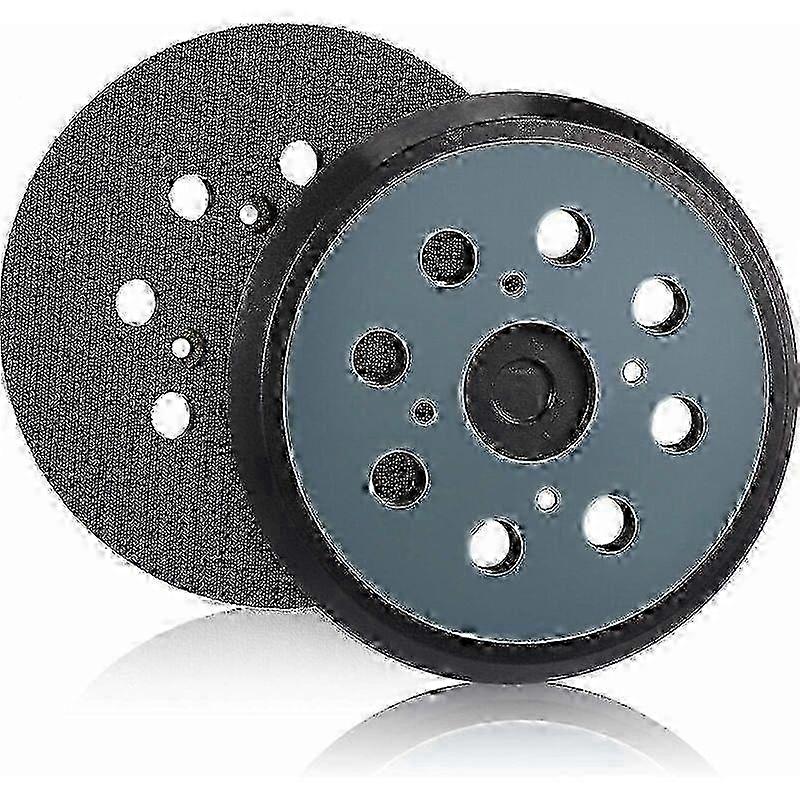 2 Pieces 5 Inch 8 Hole Orbital Sander Replacement Pad Hook and Loop Sanding