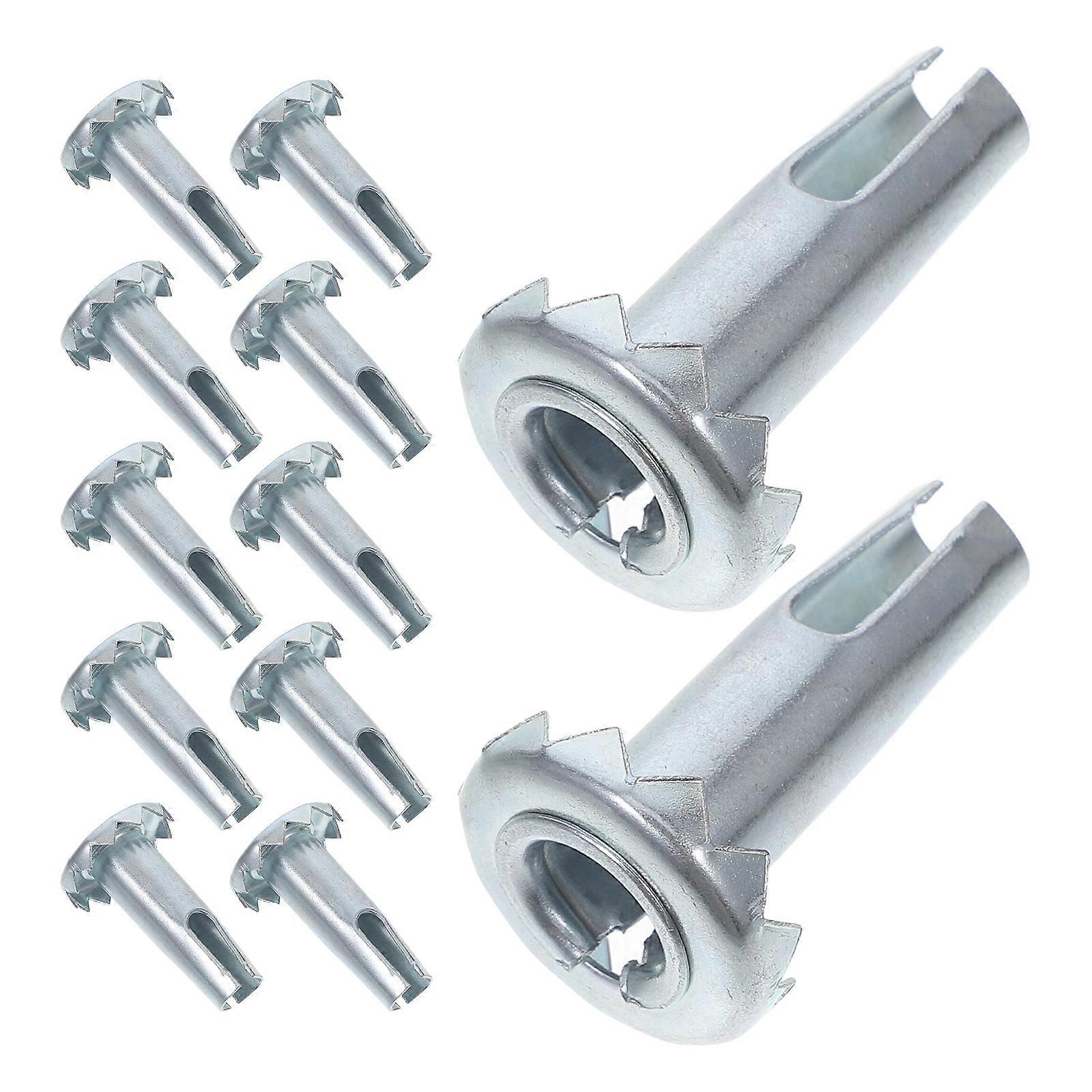 Furniture Iron Caster Sockets Stem Caster Socket for 12Pcs Use