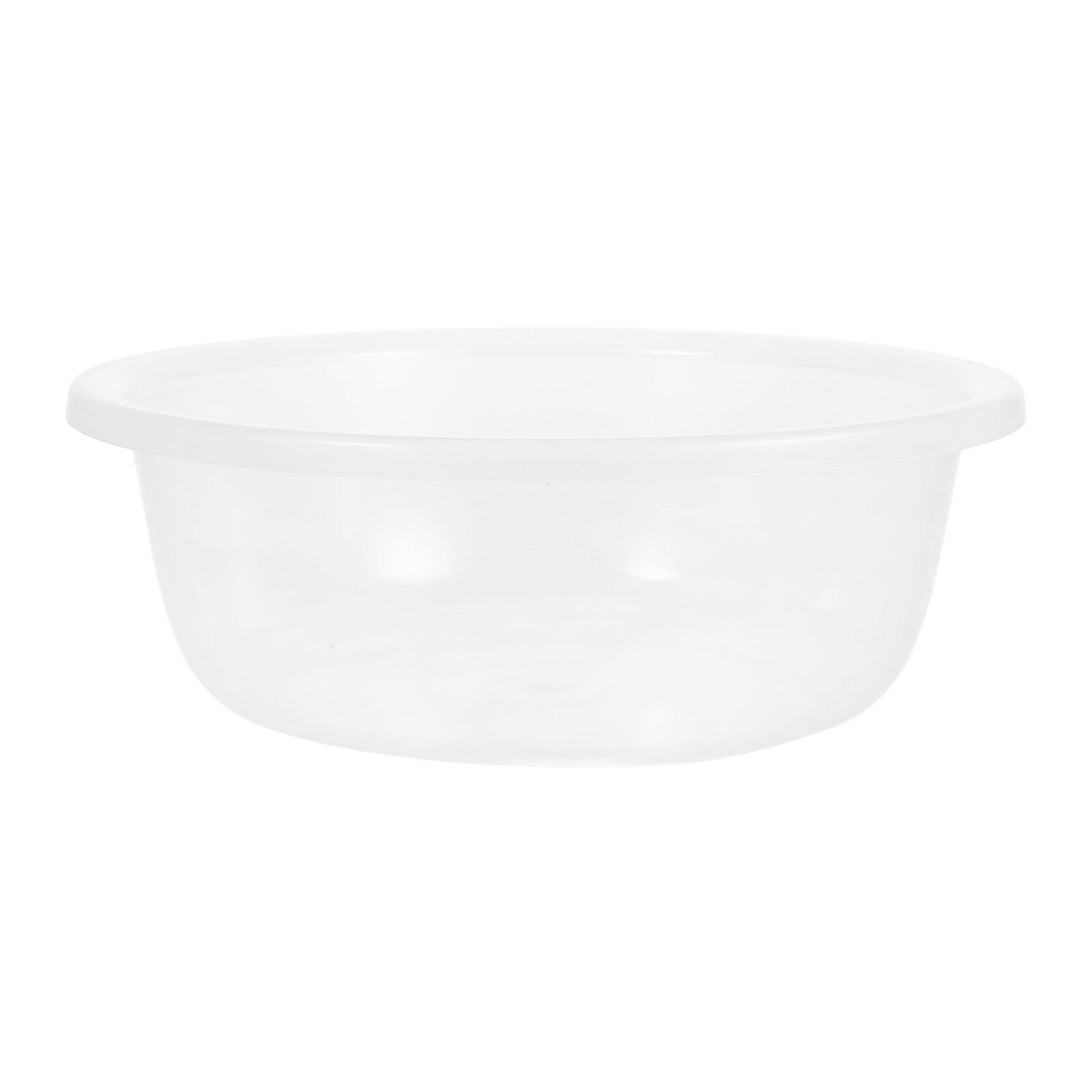 Washing Basin Transparent Plastic Basin for Washing Durable PP Material