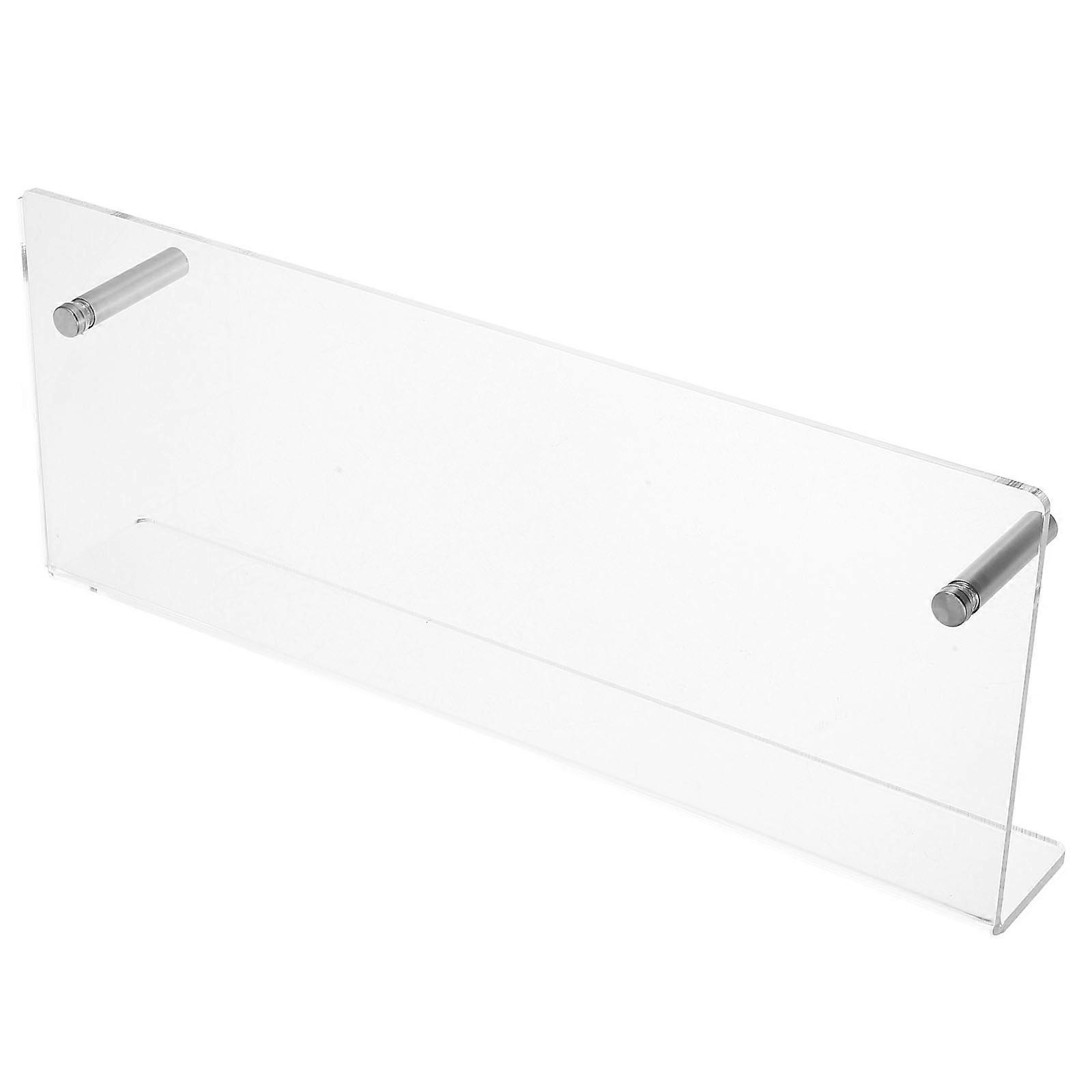 Wall Book Holder Clear Acrylic Floating Bookshelf for Display Shelf