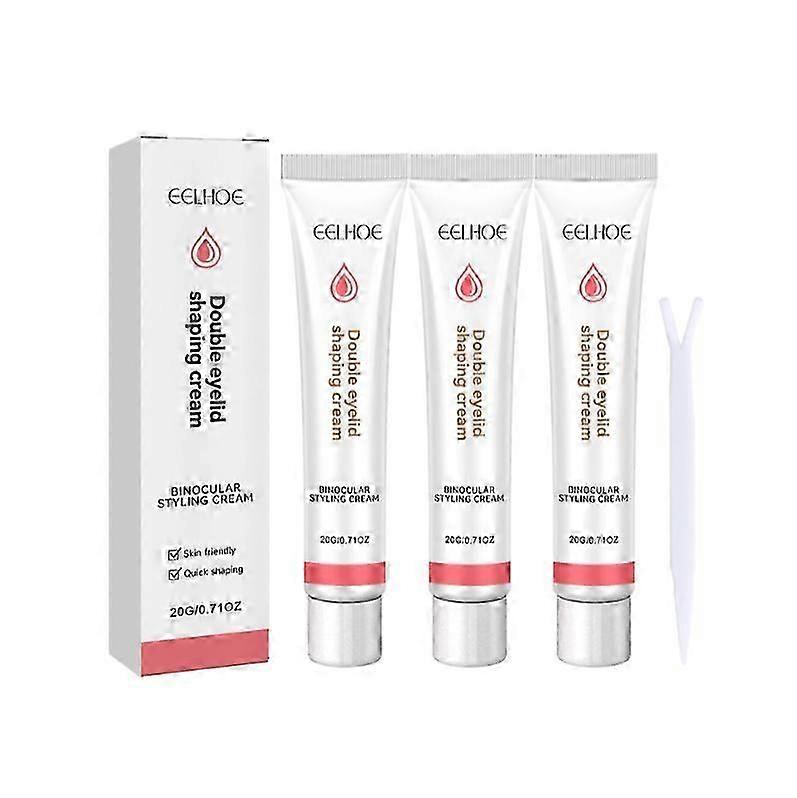 3x Double Eyelid Shaping Cream Natural Traceless Invisible Eyelid Lifting Setting Cream Lasting Eyelid Styling