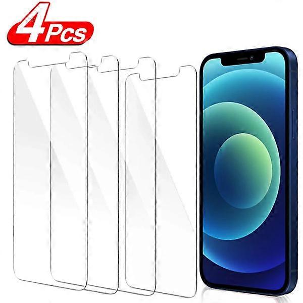 9H Tempered Glass Screen Protector compatible with Apple iPhone 13 Pro, 12, 11 Pro Max, Mini, XS Max, XR, X - 2/4pcs HD