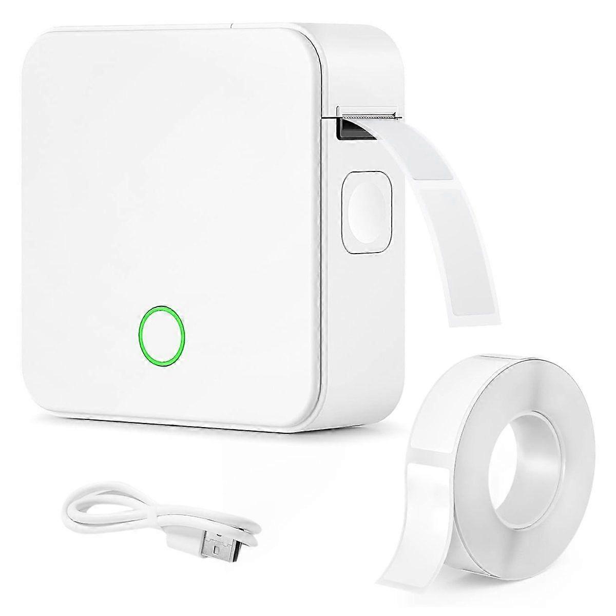 Label Maker Machine with Tape P0 Rechargeable Bluetooth Mini Label Printer Portable Small Thermal La
